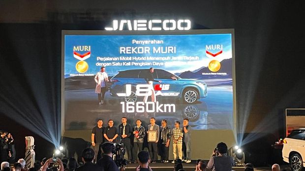 Iritnya Kebangetan! Jaecoo J8 SHS ARDIS Diganjar Rekor MURI