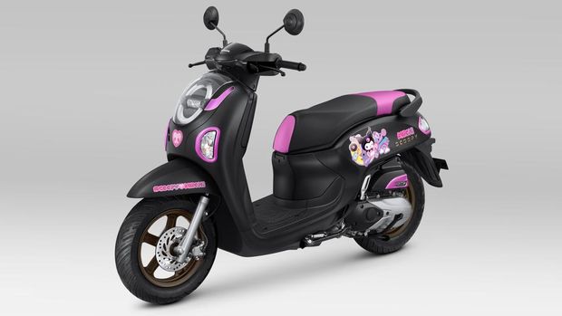 Array,Harga Lebih Mahal Rp 1 Jutaan, Ini Ubahan di Honda Scoopy Kuromi Limited Edition