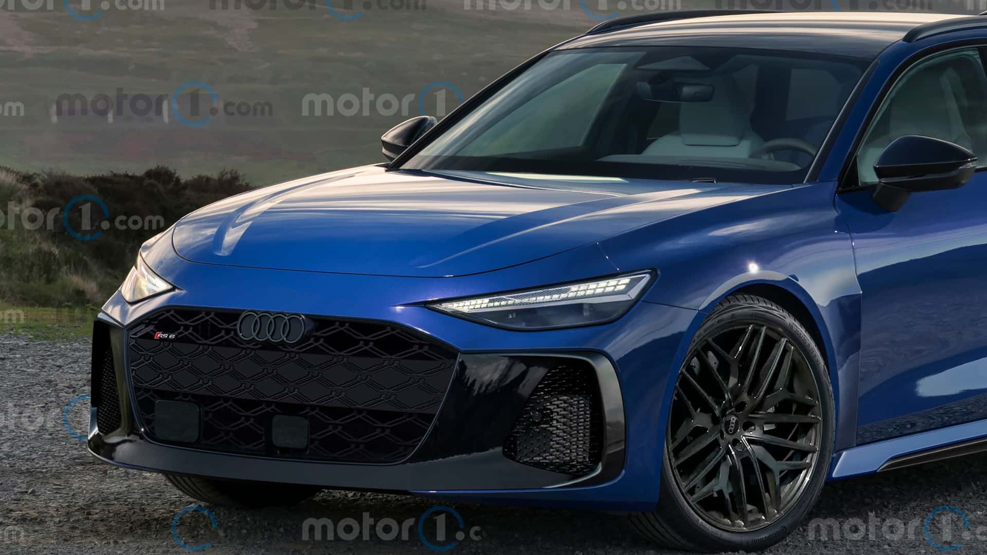 Audi RS6 Avant (2027), Rendering von Motor1