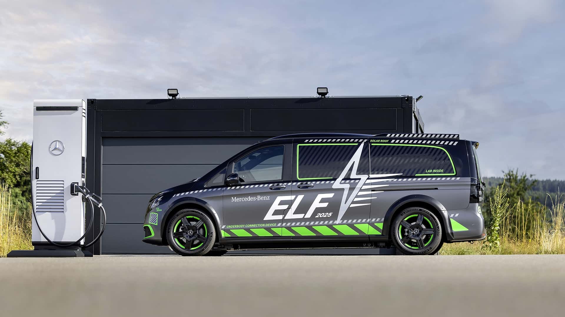 Mercedes- ELF, le véhicule expérimental pour les technologies de recharge