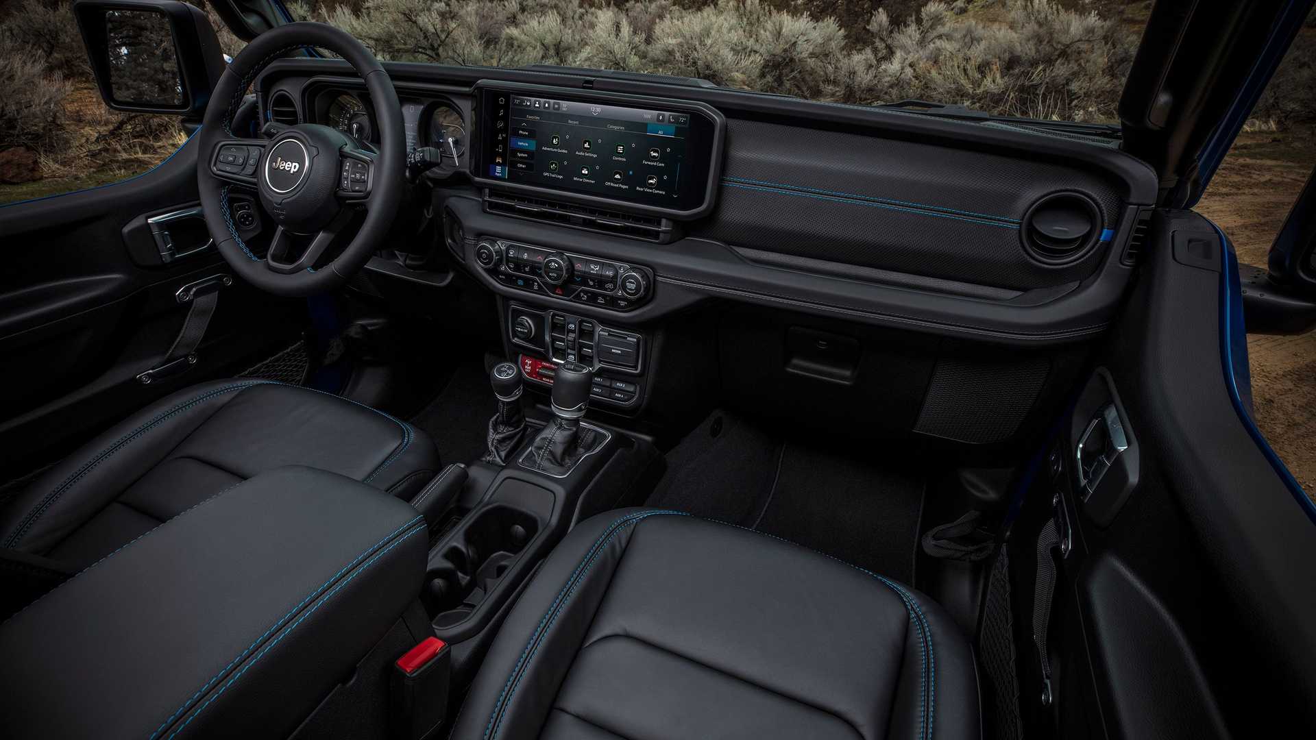 <p>Jeep Wrangler, el interior</p>