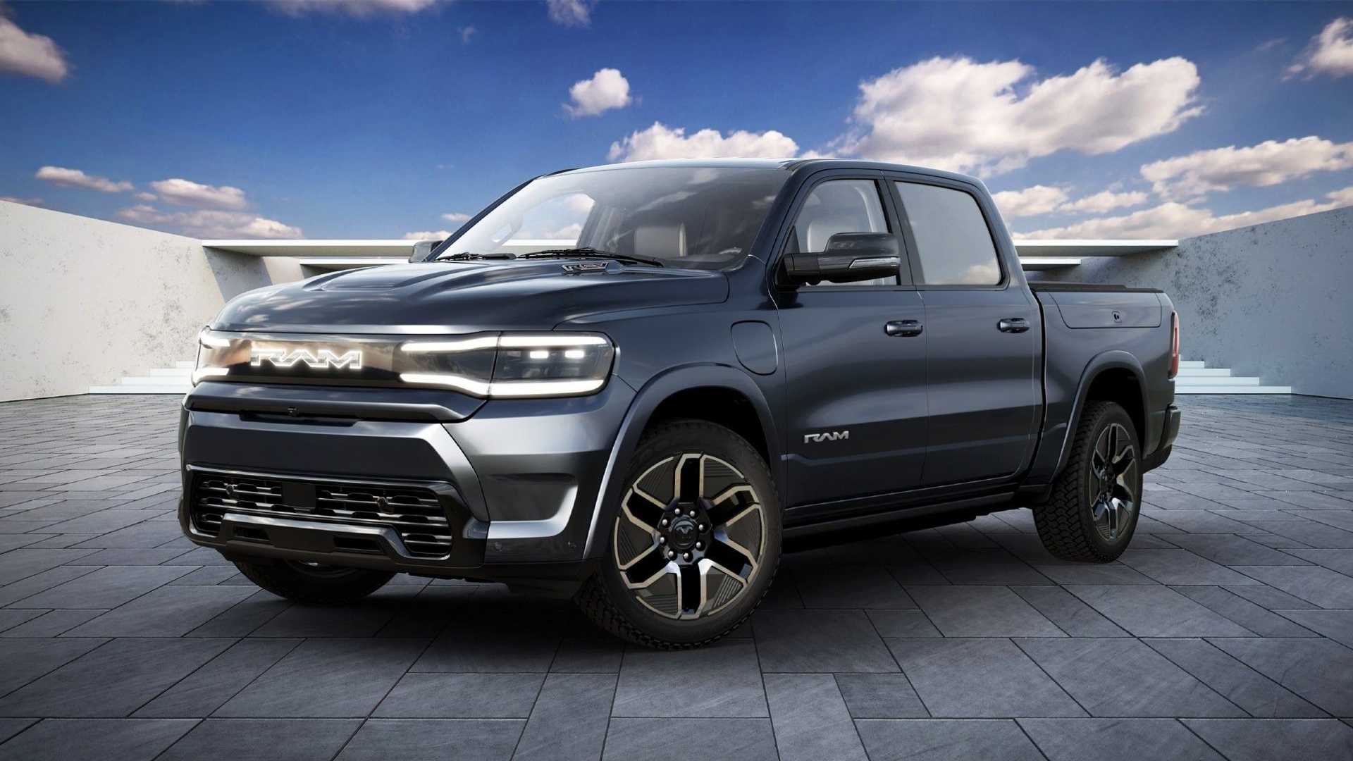 2024 Ram 1500 REV exterior front three-quarter view