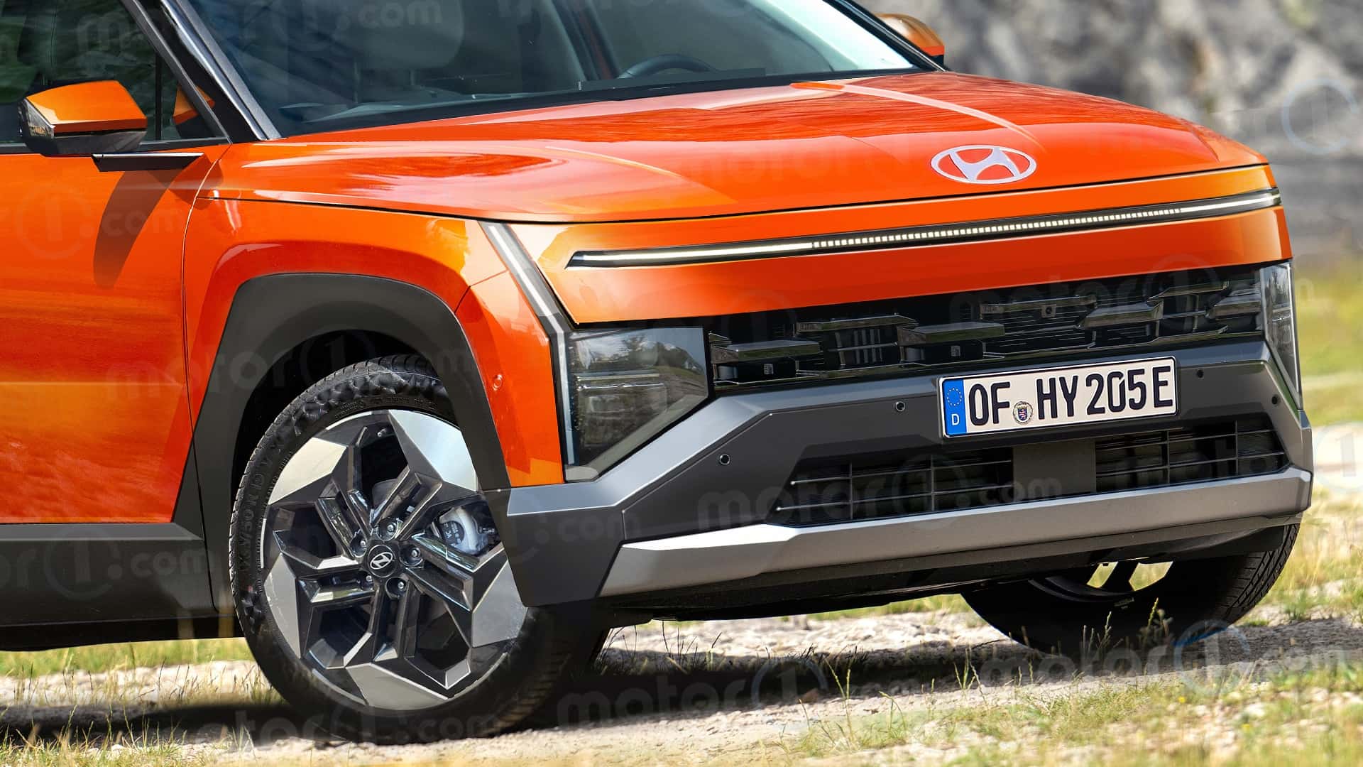 Rendering Hyundai Tucson 2027 oleh Motor1