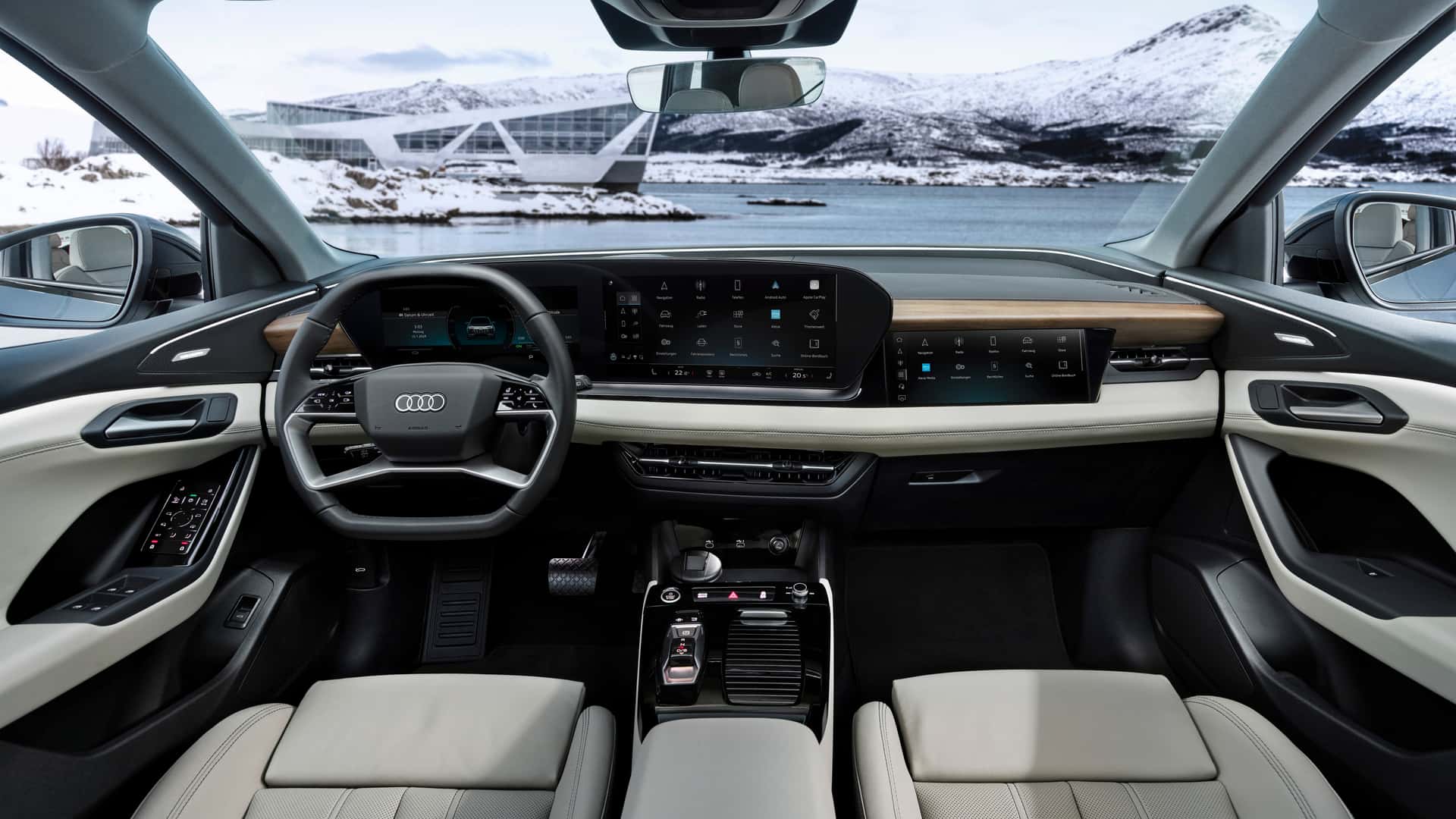 <p>Audi Q6 e-tron, der Innenraum</p>