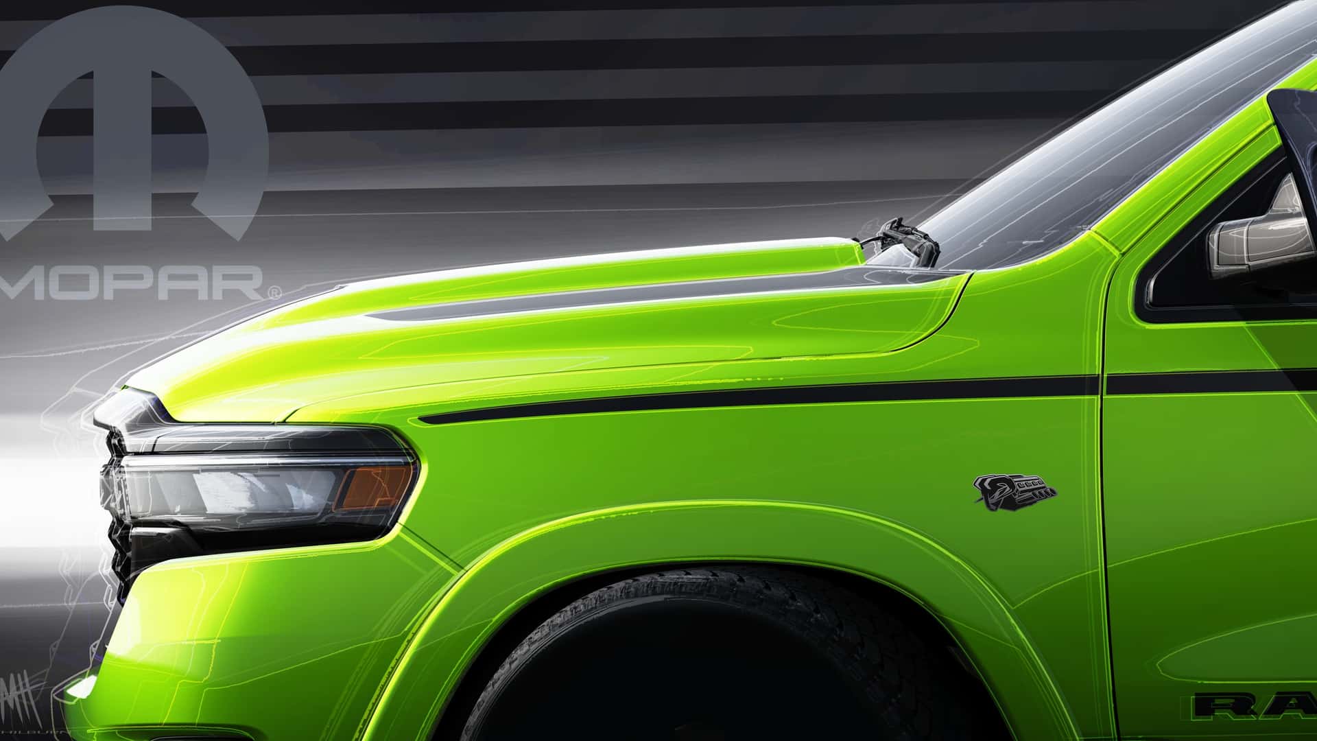 Ram 1500 V-8 Concept Teaser SEMA