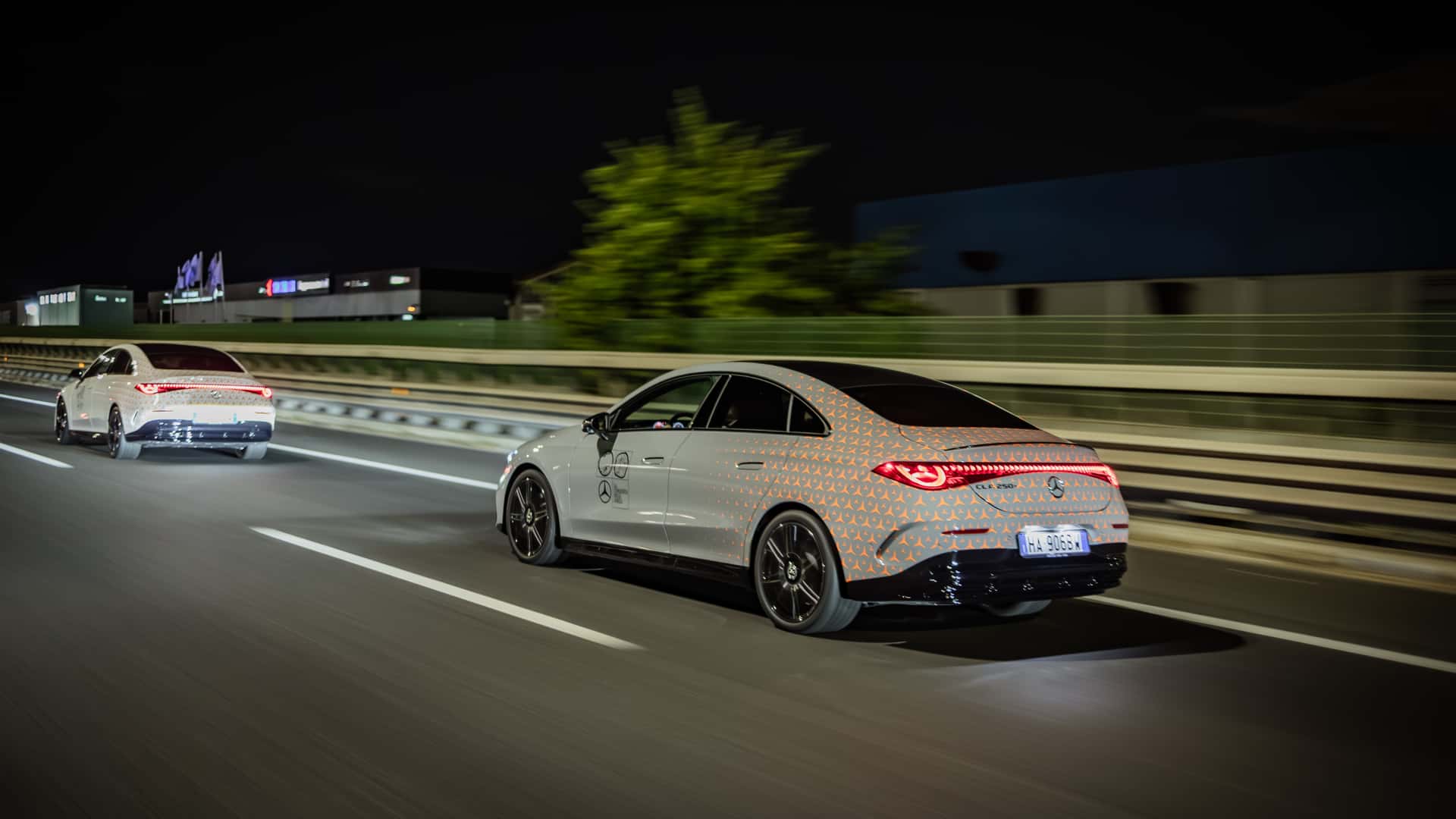 Mercedes CLA 250+ en el Grande Raccordo Anulare de Roma