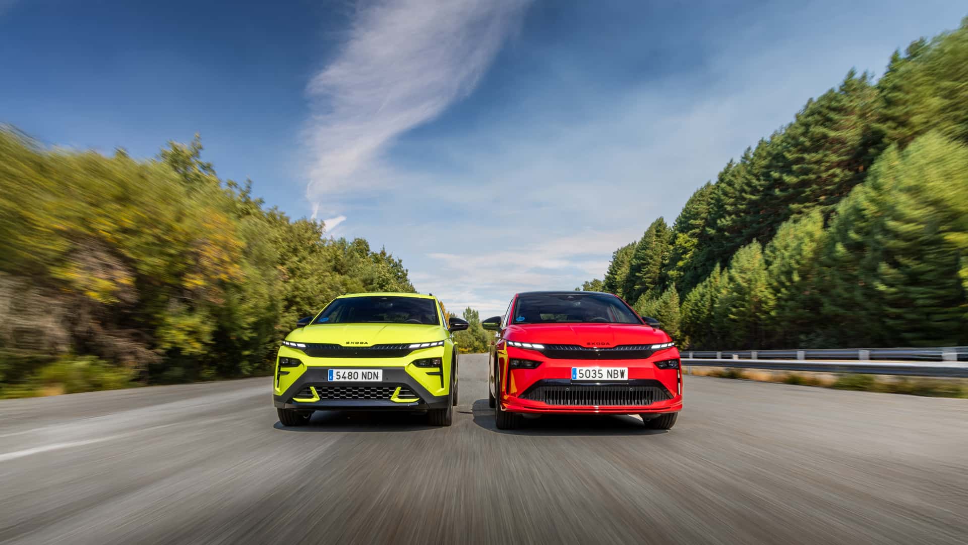 Skoda Elroq y Enyaq Coupé RS