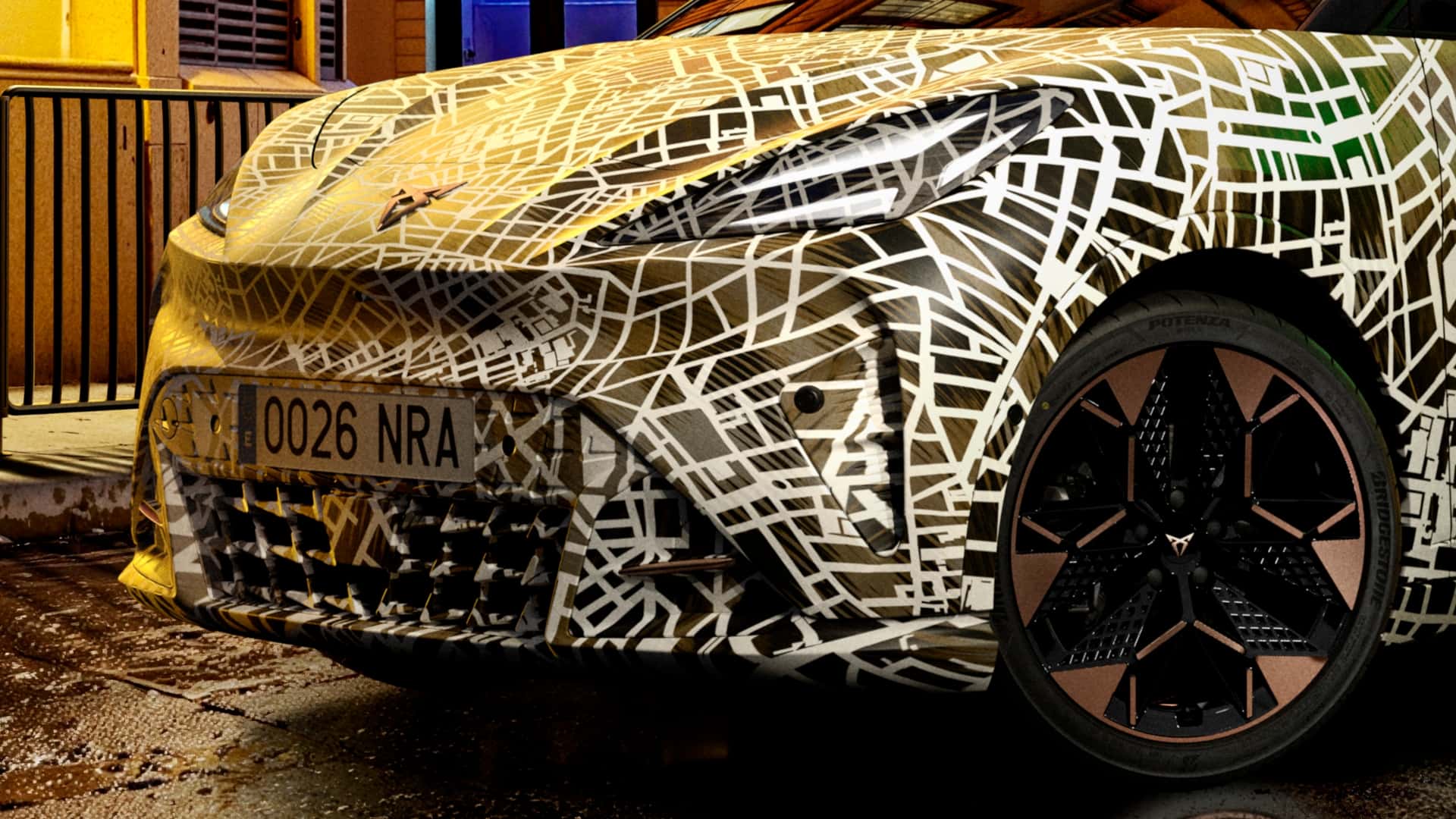 Cupra Raval avec camouflage