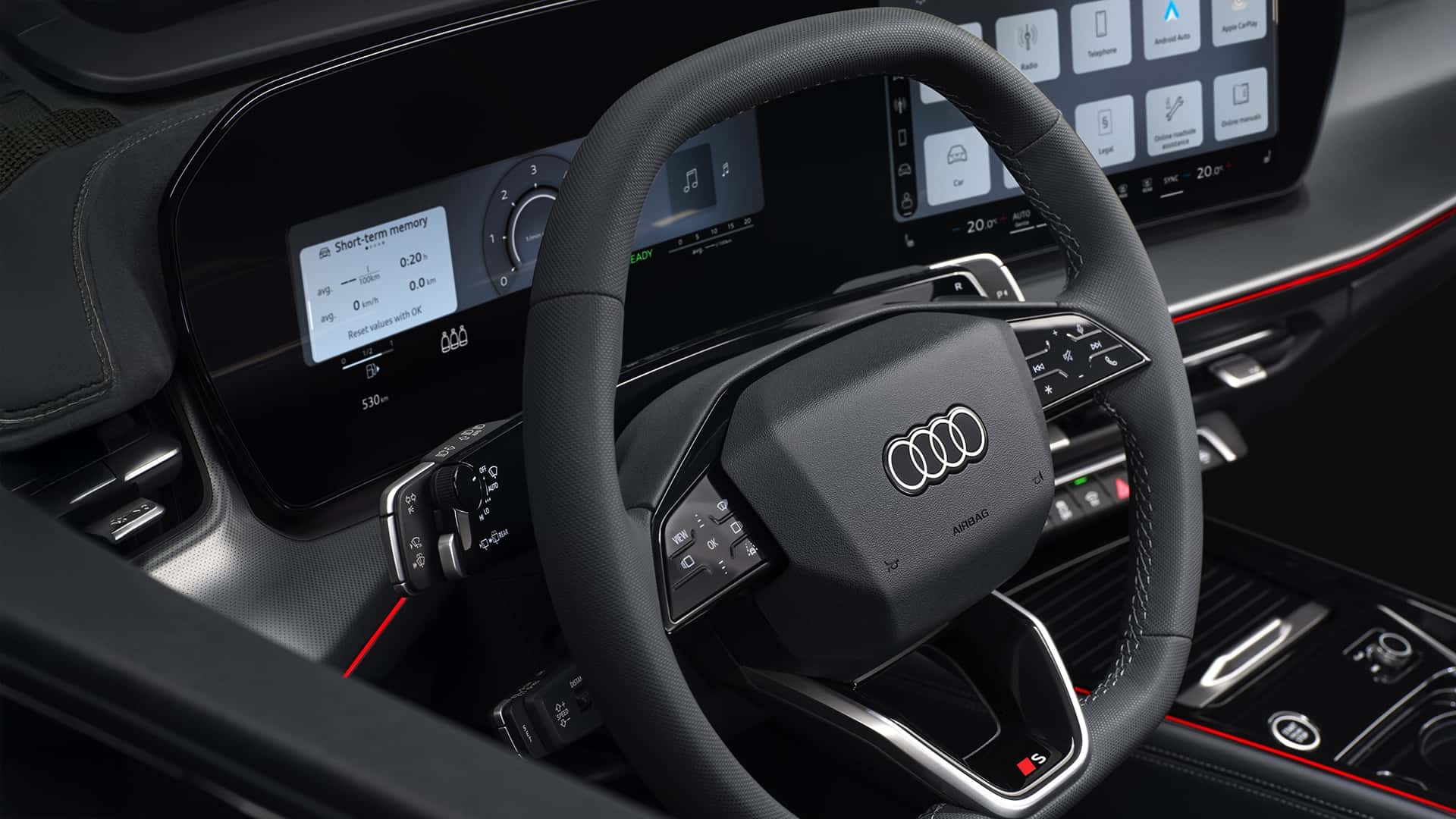 Audi Q3 Sportback, el interior y el maletero