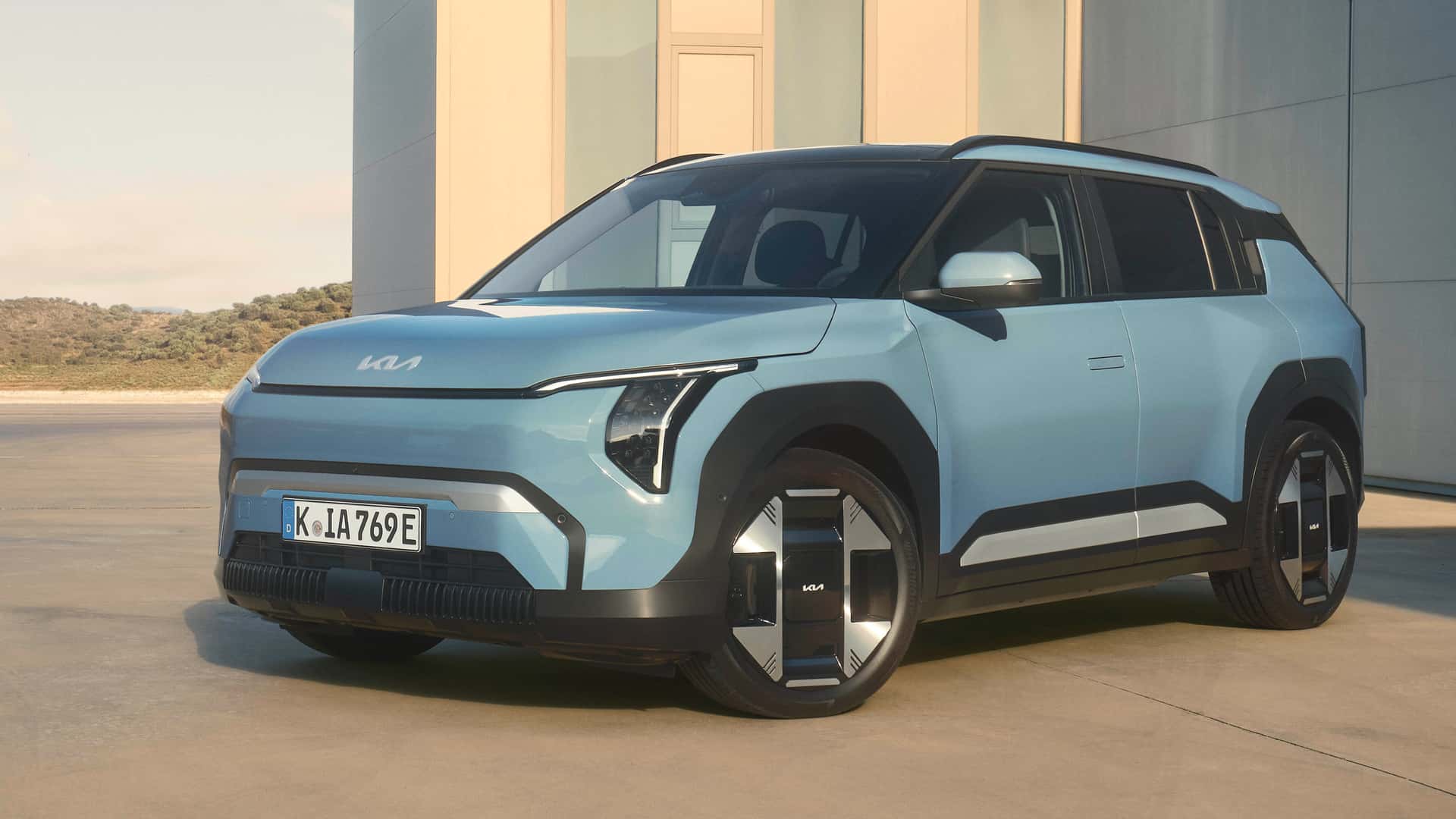 Kia EV3 (2024) : l'extérieur de la version normale