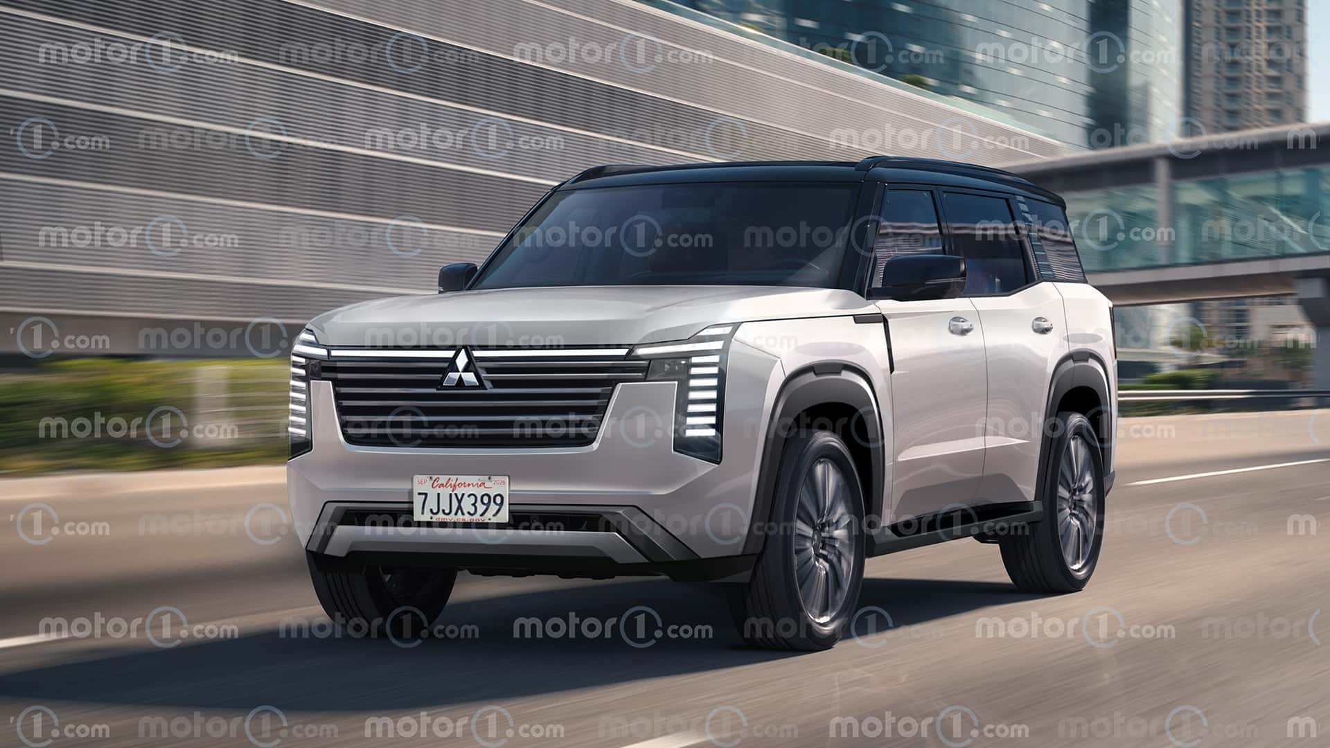 Mitsubishi Pajero (2026), le rendu de Motor1.com