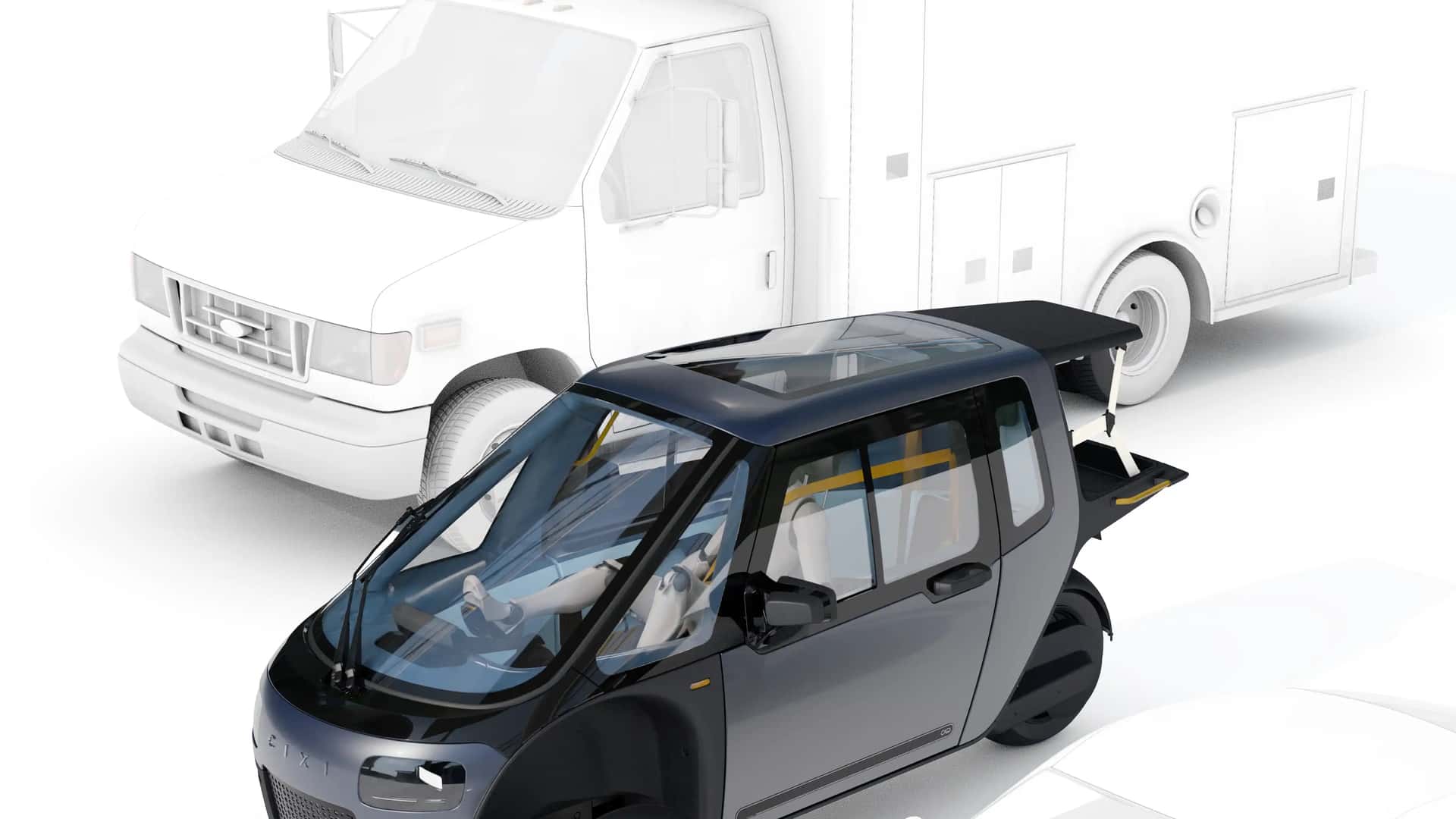 Vigoz, l'étrange voiture électrique à pédales