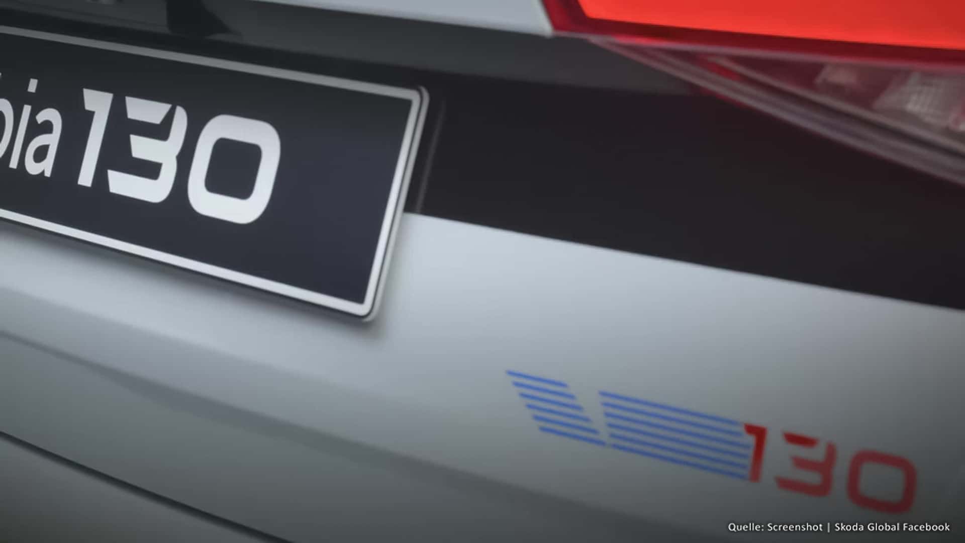 Skoda Fabia 130 teaser