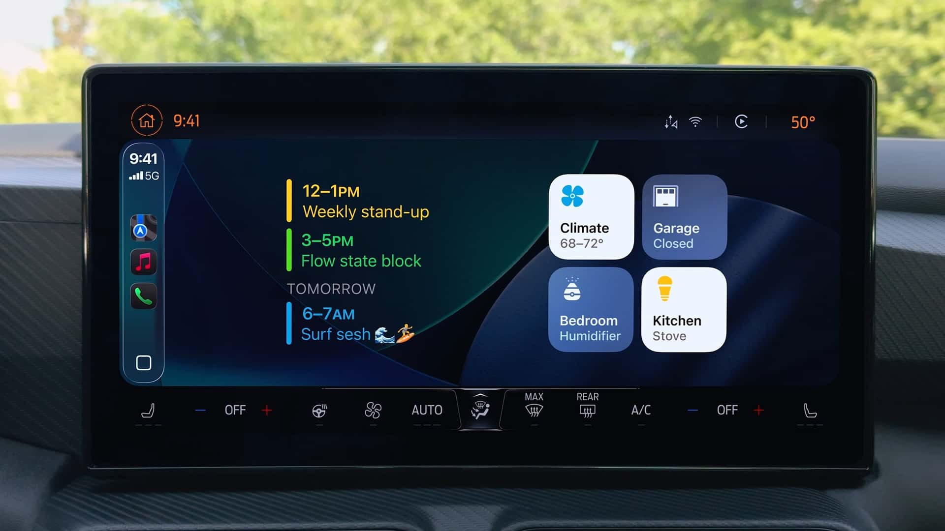 Widget Apple CarPlay 2025