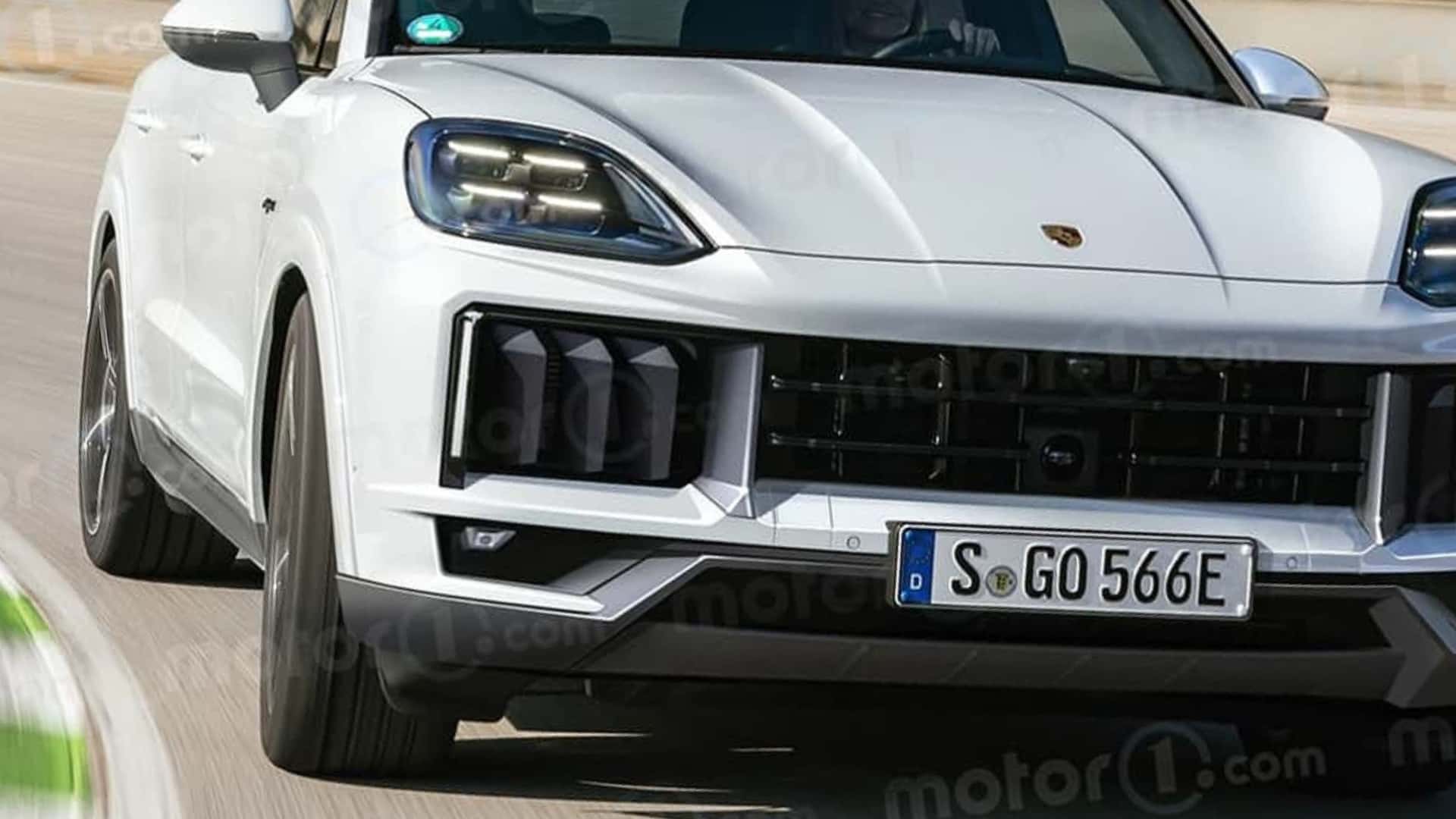 Rendering Porsche Cayenne 2027