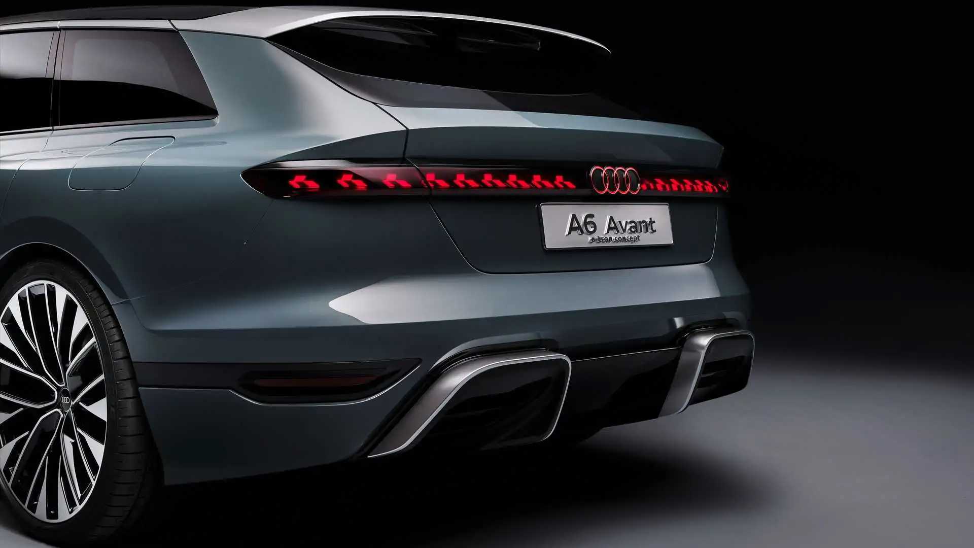Audi A6 Avant E-Tron Concept Tail End