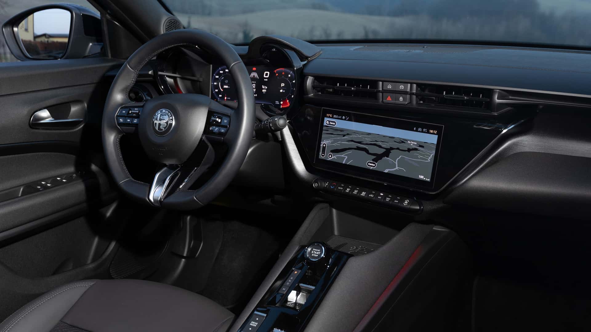 <p>Alfa Romeo Junior, l'intérieur</p>