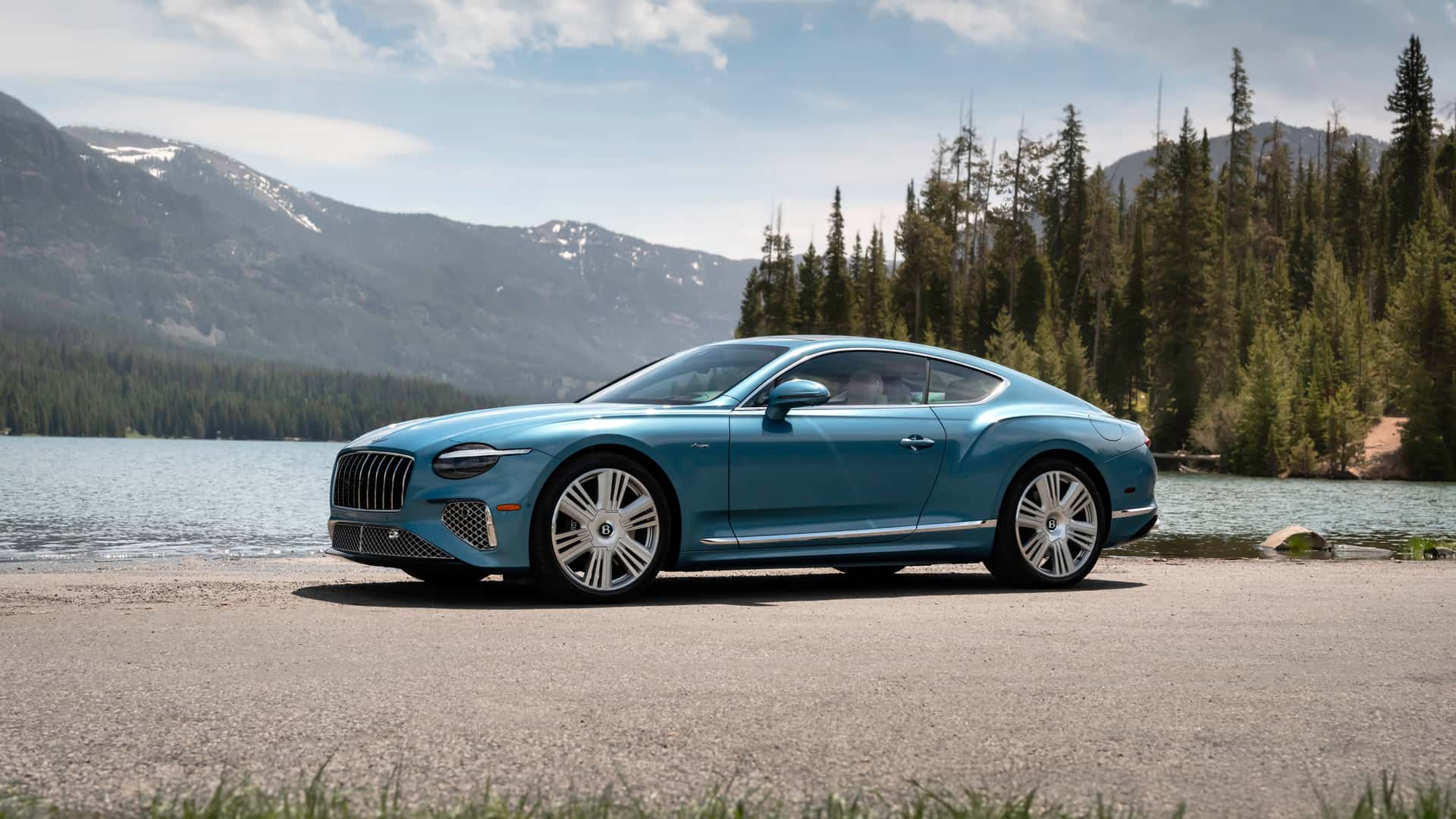 Bentley Continental GT 2025 Bleu Windsor clair