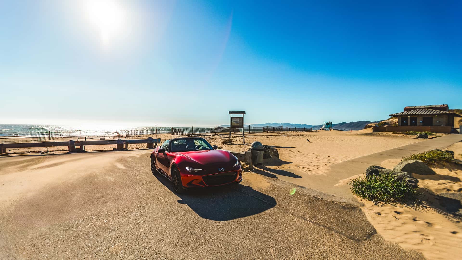 Perjalanan Jalan Raya Mazda Miata California