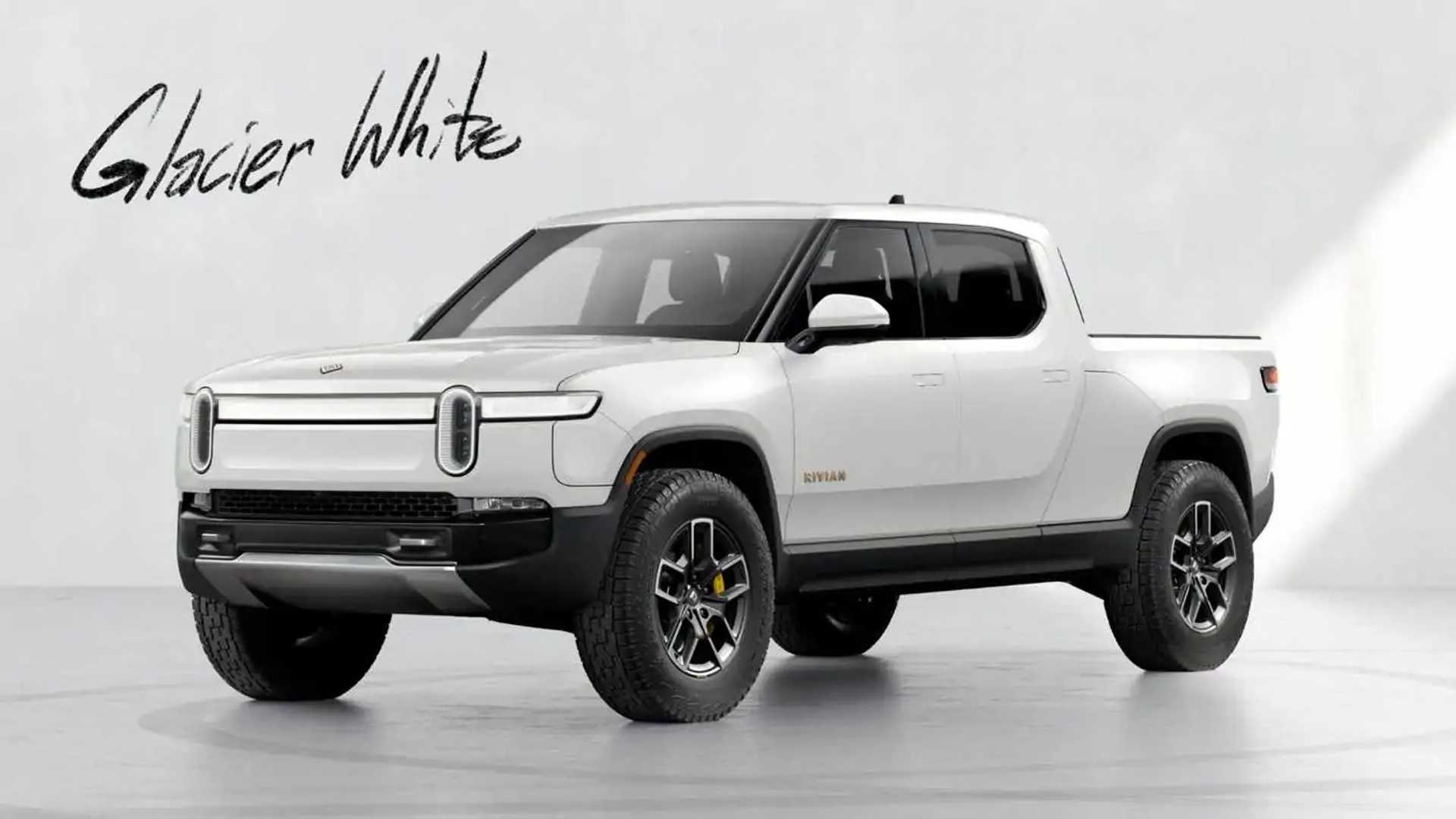 Rivian R1T Glacier White