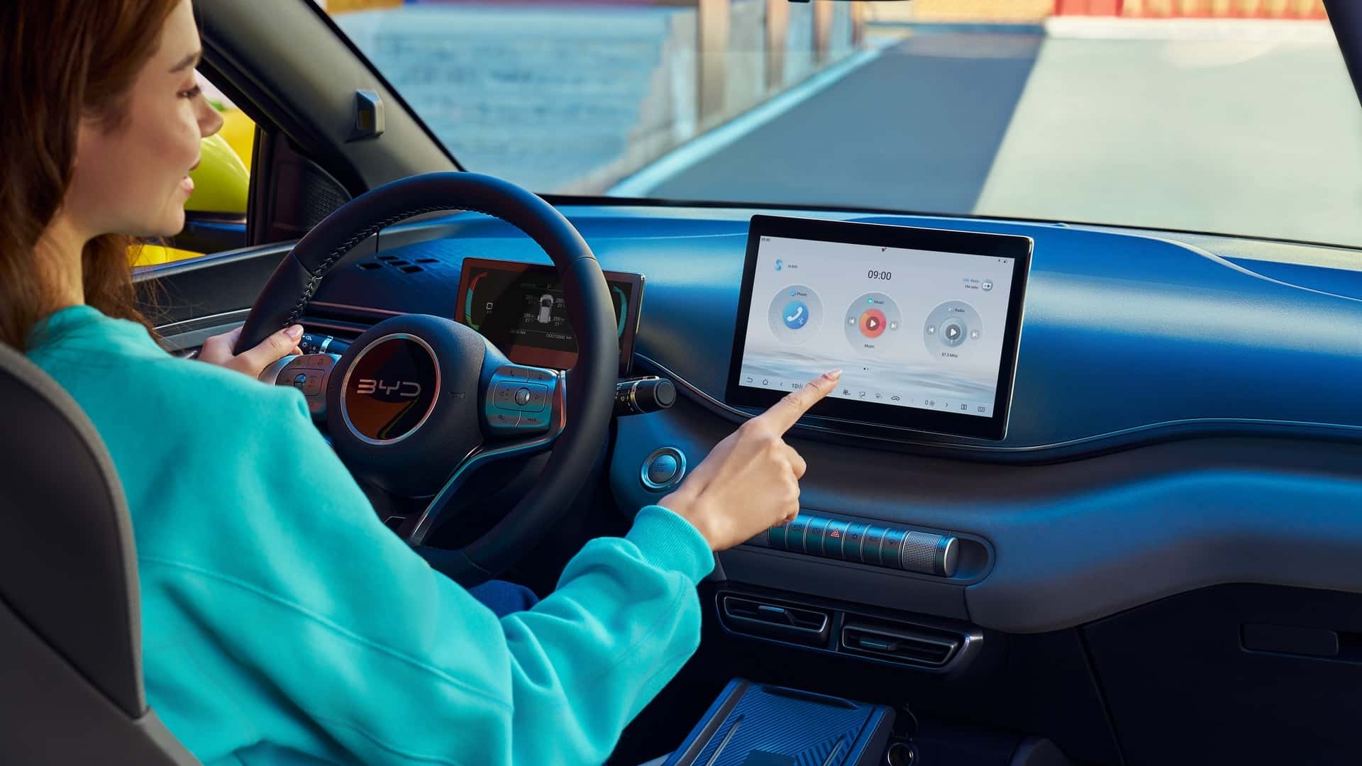 BYD Dolphin Surf, les intérieurs