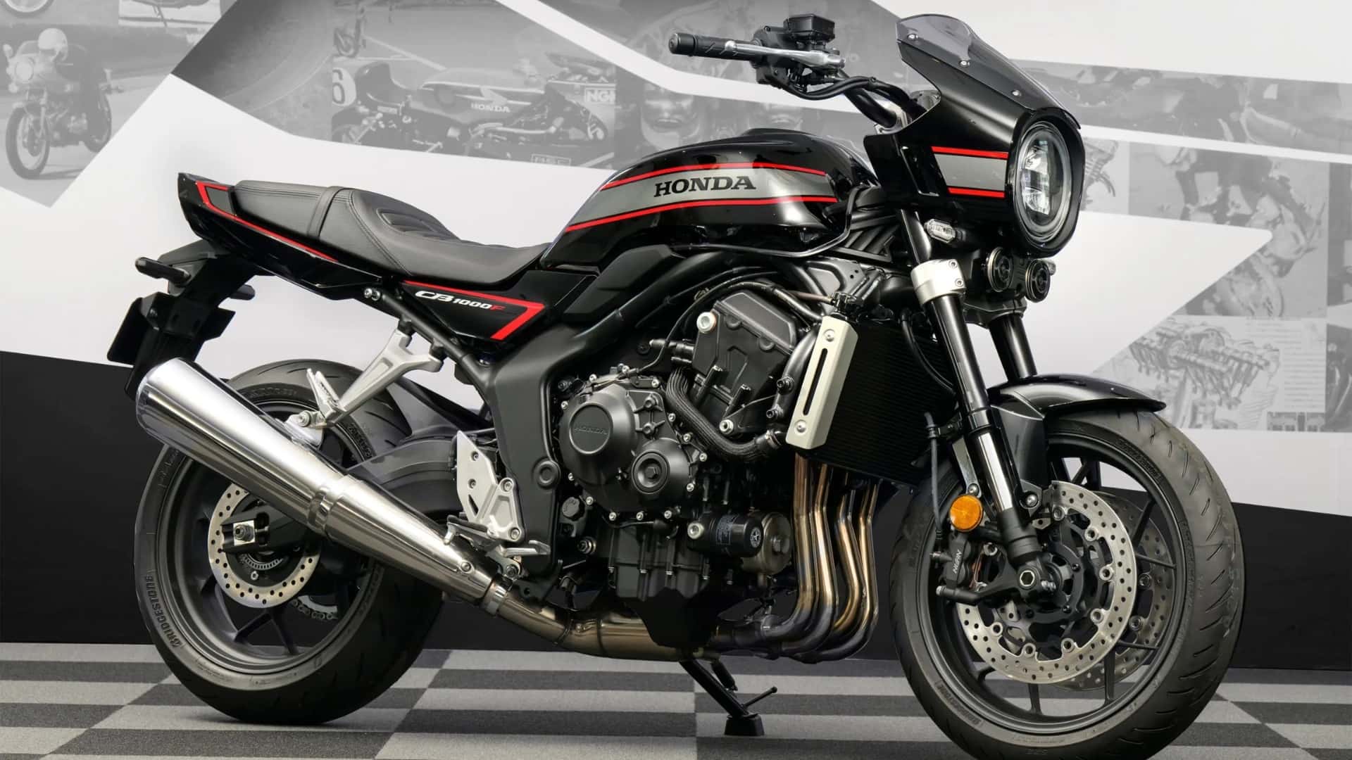 Honda CB1000F Konsep dengan Kap Lampu Depan (bukan SE)