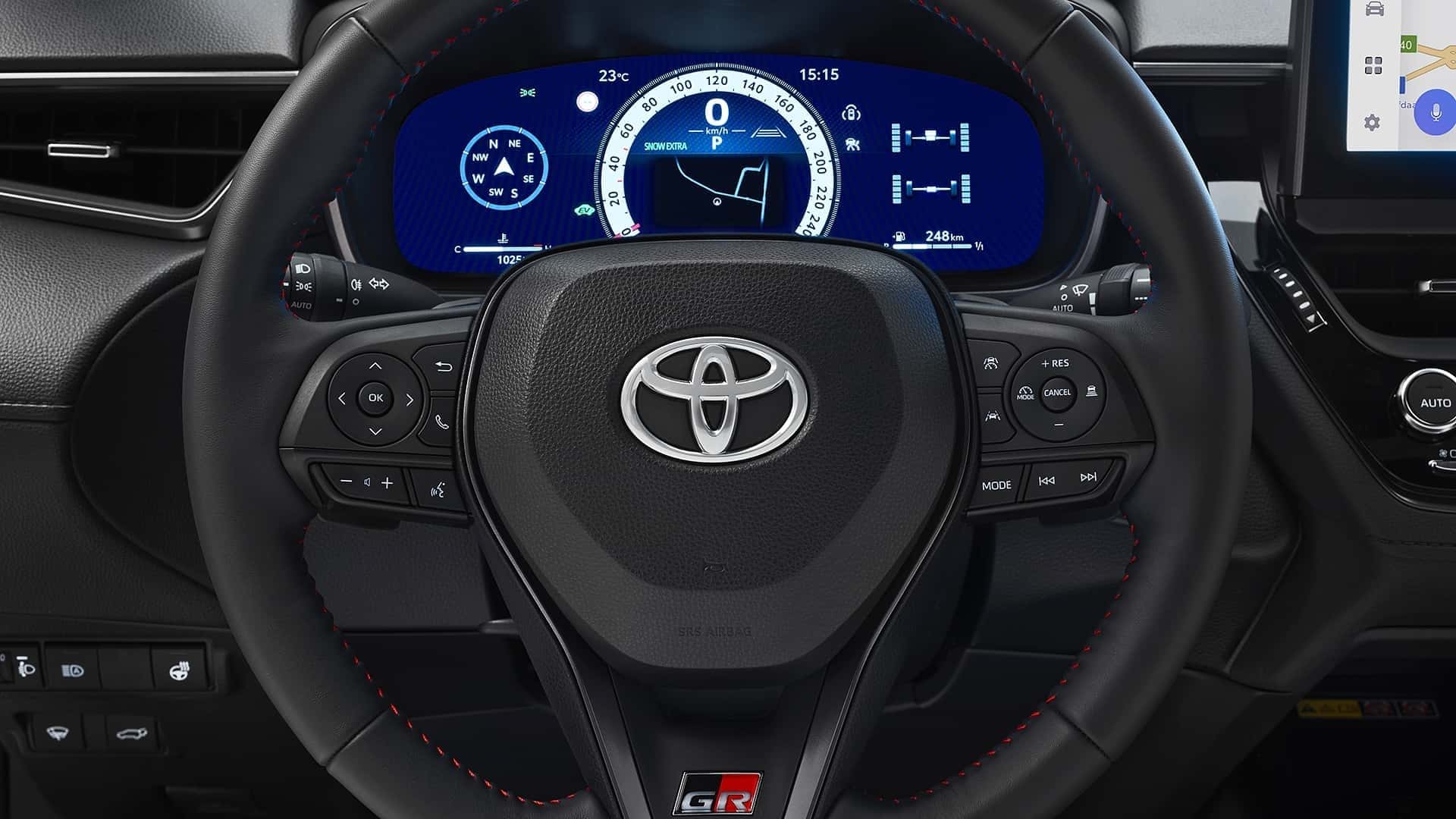 Toyota Corolla Cross, intérieur et coffre