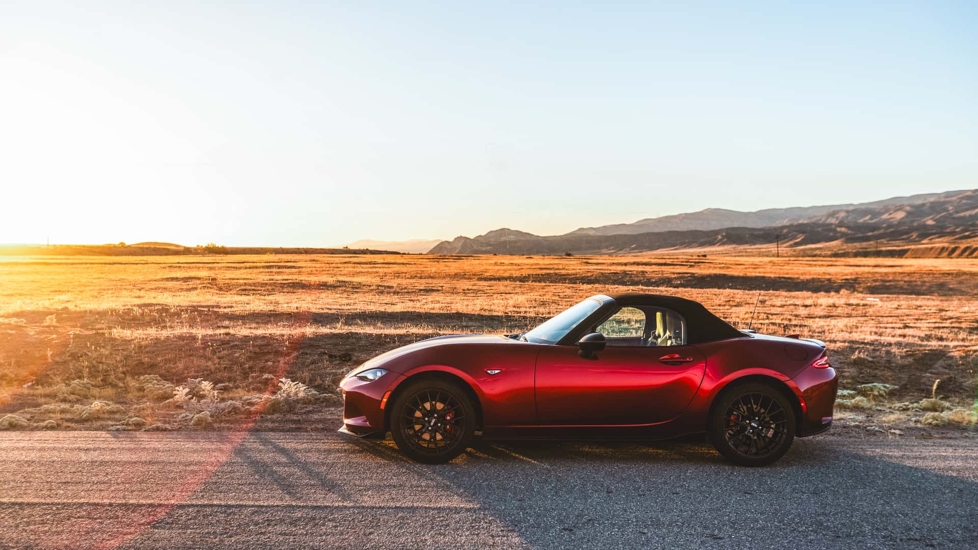 Perjalanan Jalan Raya Mazda Miata California