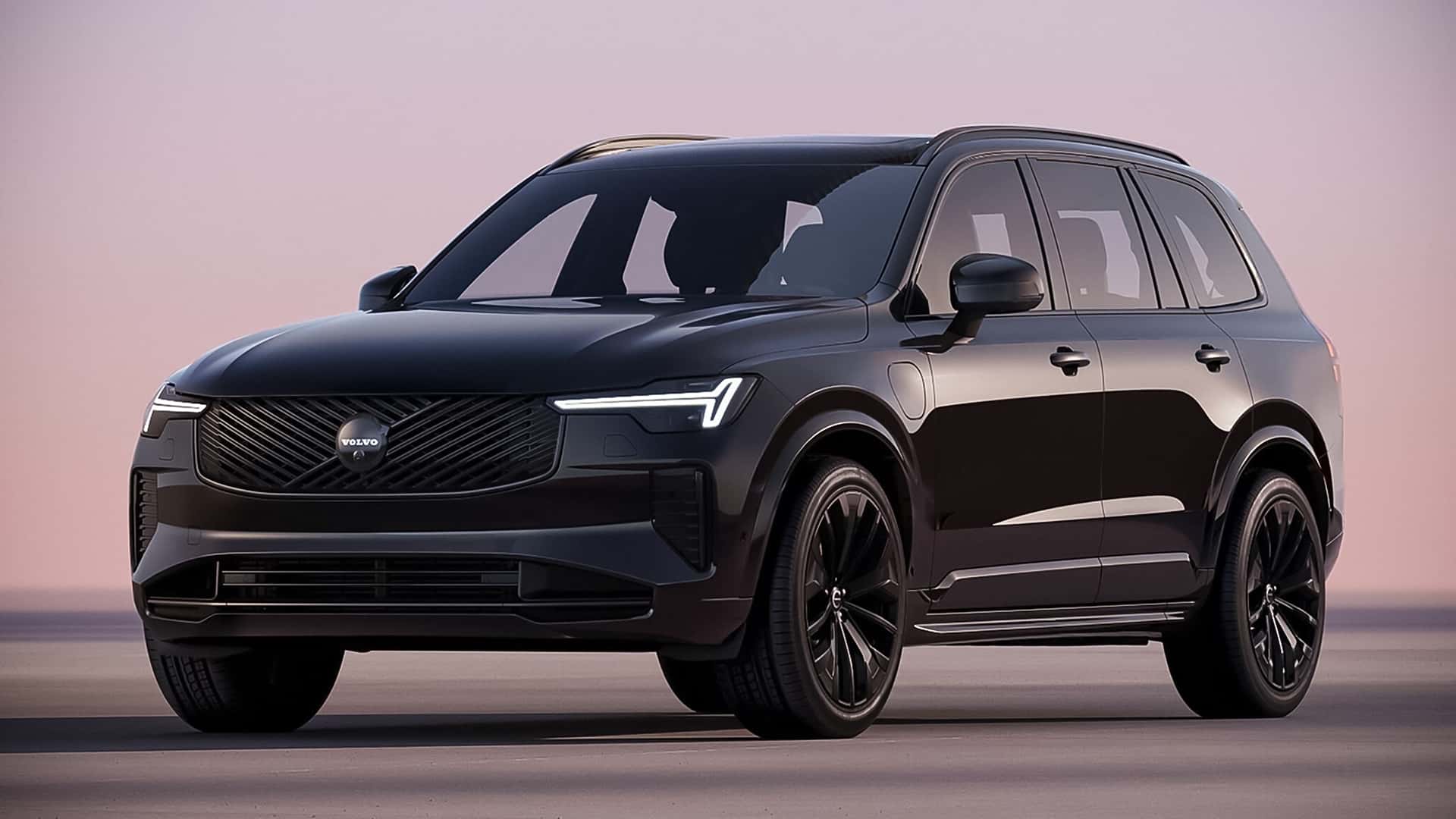 Volvo XC90 Black Edition (2025): Flaggschiff trägt jetzt schwarz