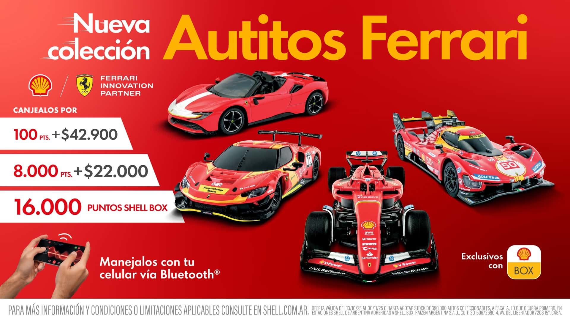 Shell Box - Colección Autitos Ferrari