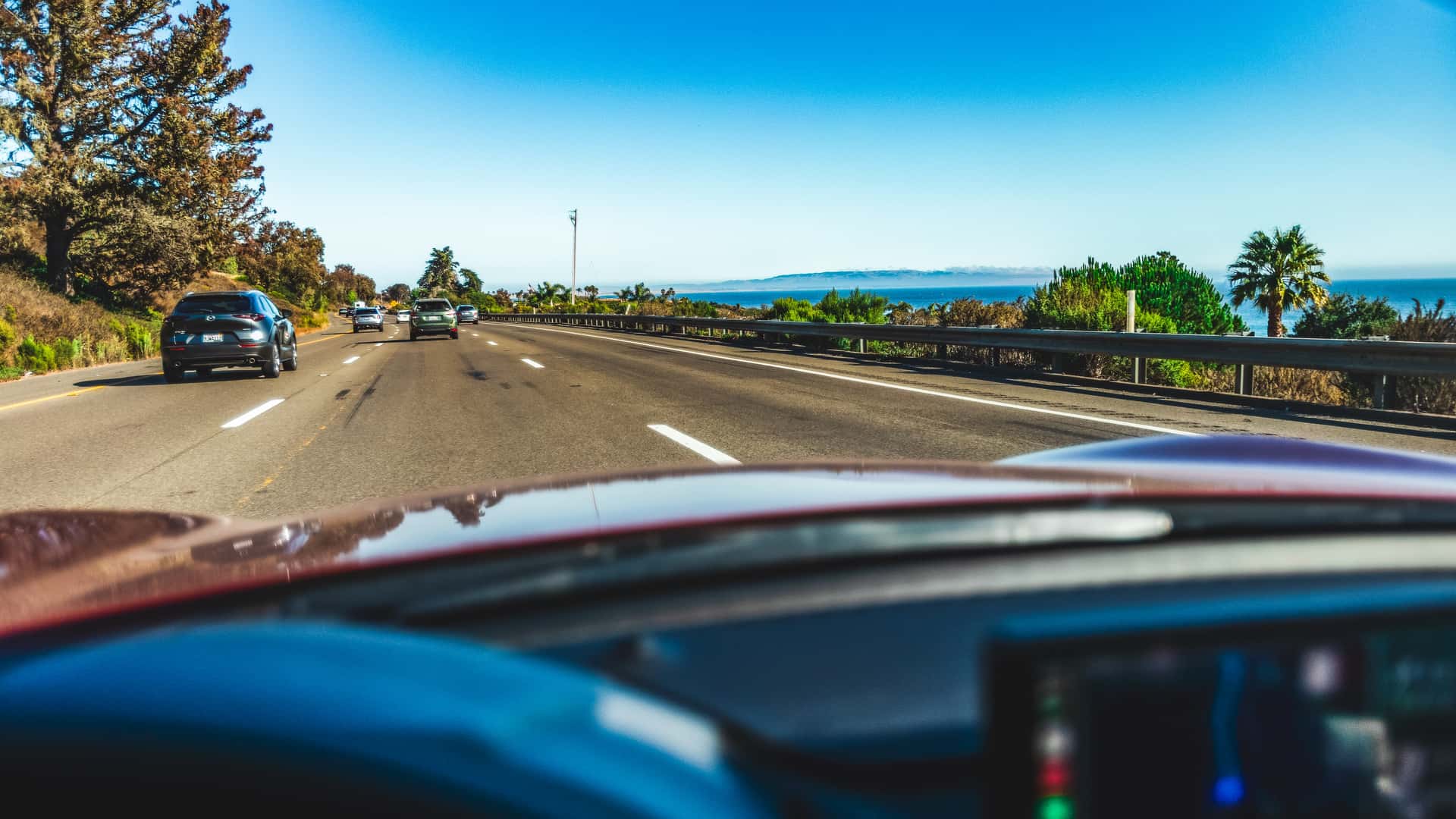 Perjalanan Jalan Raya Mazda Miata California