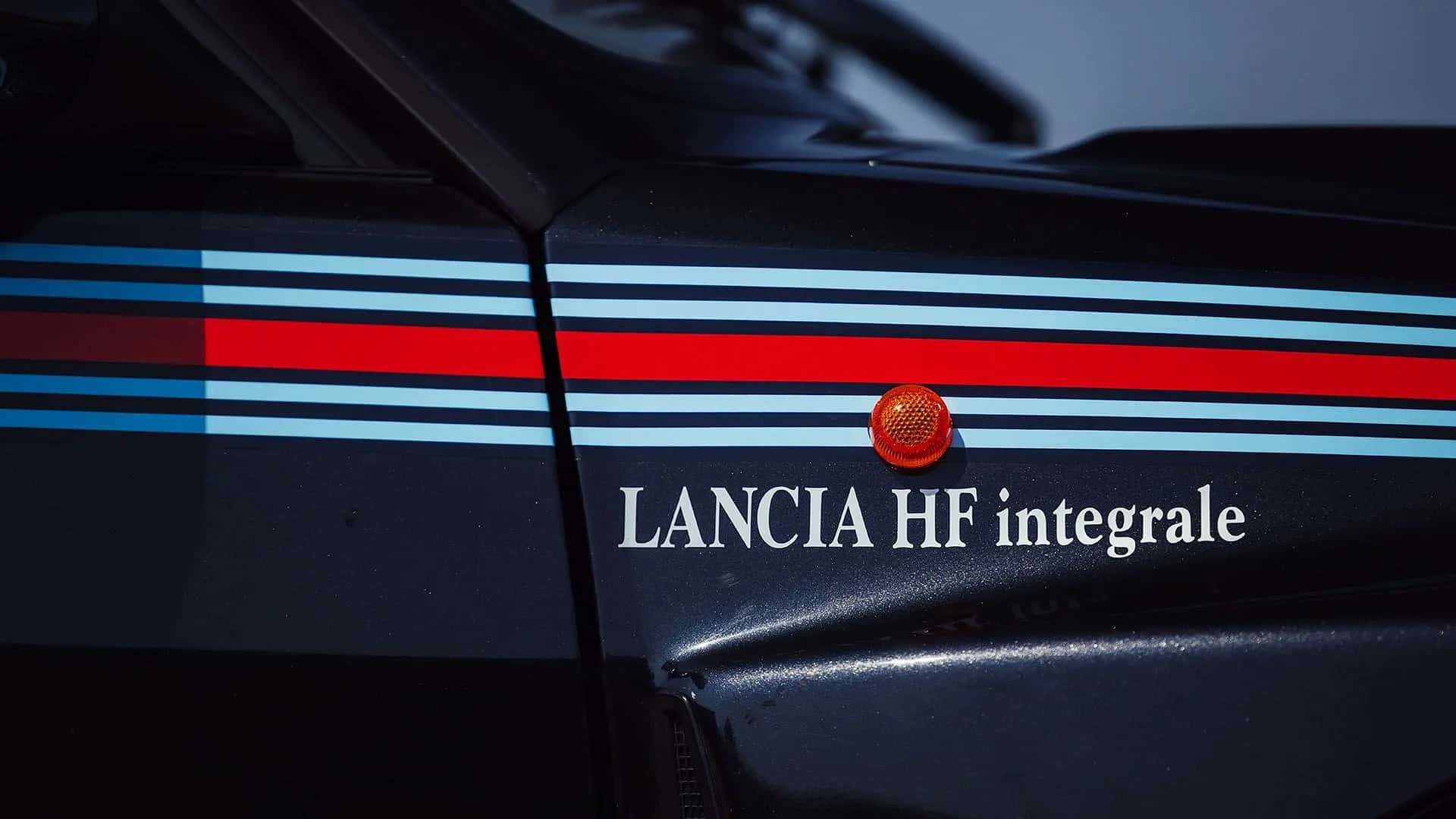 Lancia Delta HF Integrale Evo Martini 5 (1992), noire pour Vasco Rossi