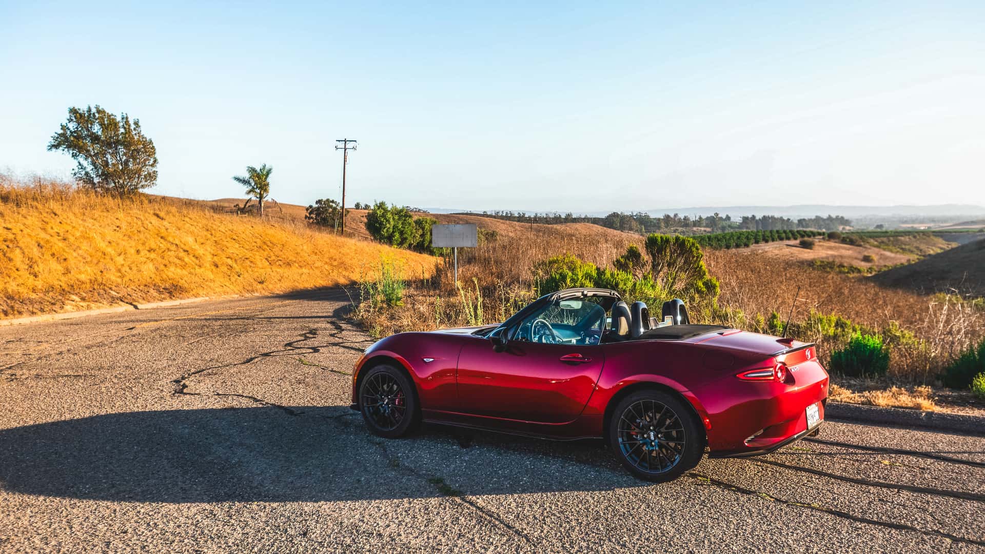 Perjalanan Jalan Raya Mazda Miata California