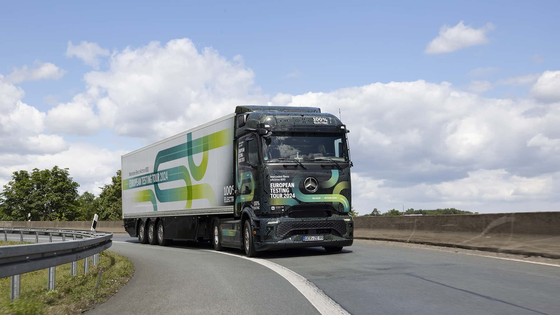 Mercedes-Benz eActros 600 European Testing Tour 2024