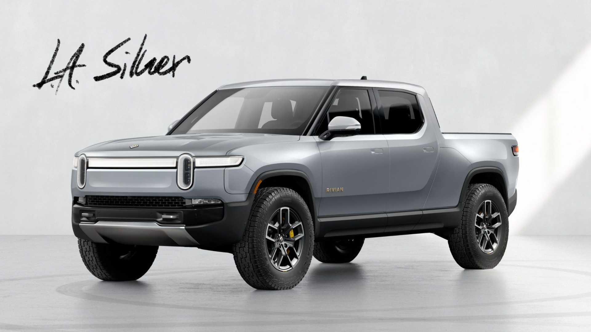 Rivian R1T La Silver