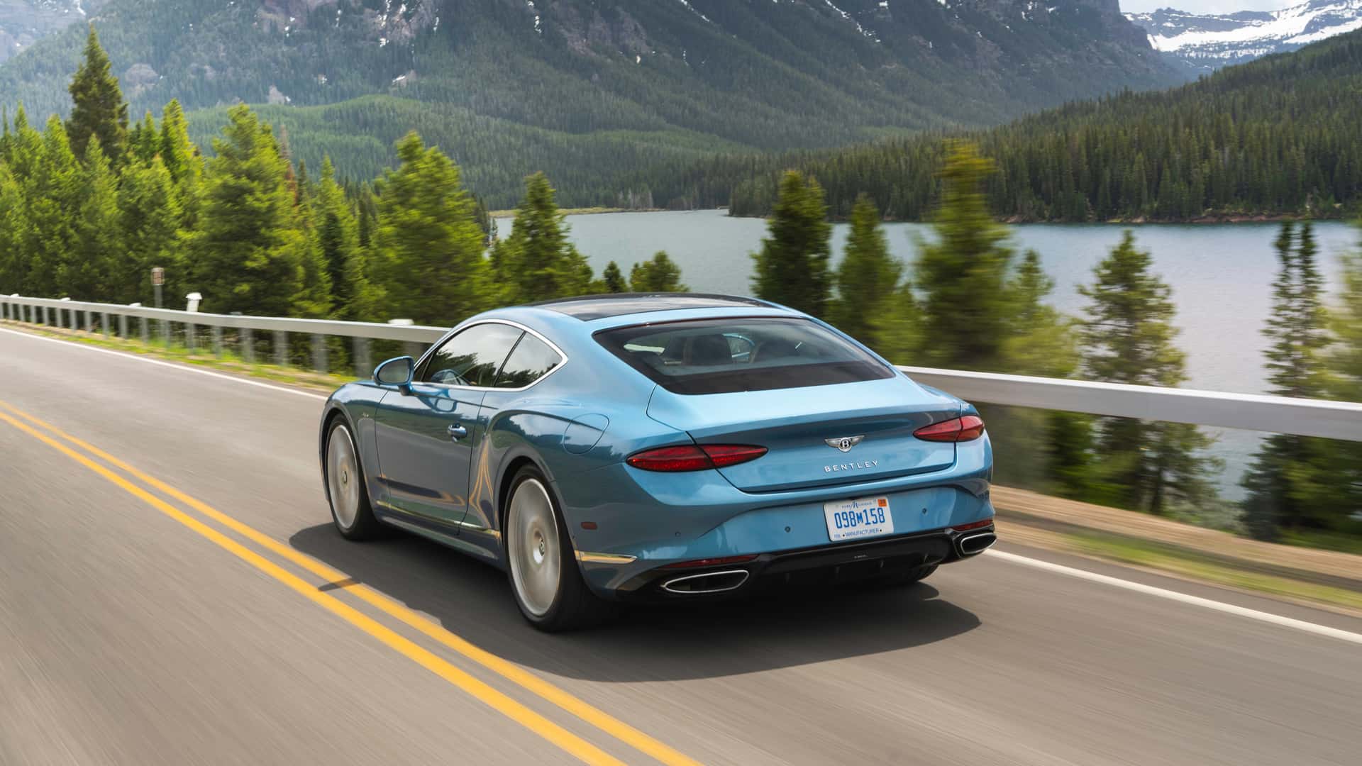 Bentley Continental GT 2025 Bleu Windsor clair