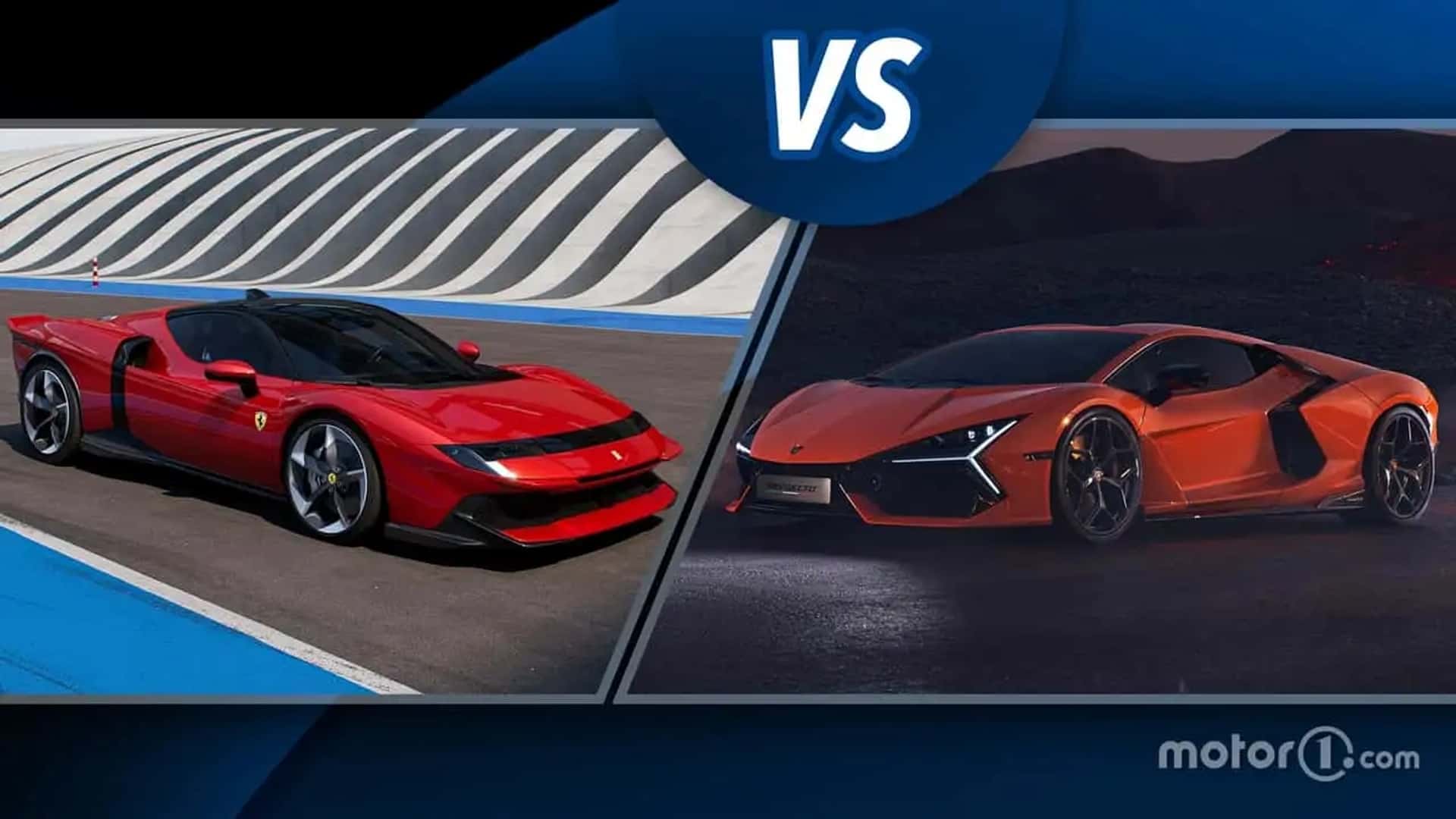 Ferrari 849 Testarossa vs. Lamborghini Revuelto: comparativa con más de 2.000 CV