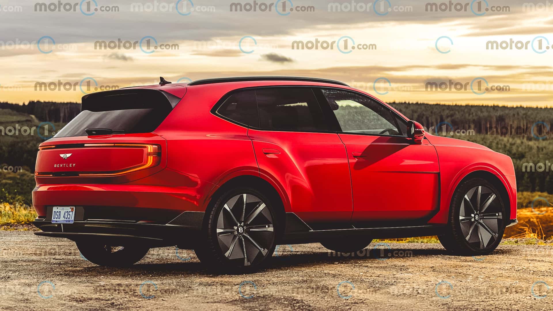 Rendering 'Urban SUV' Bentley oleh Motor1
