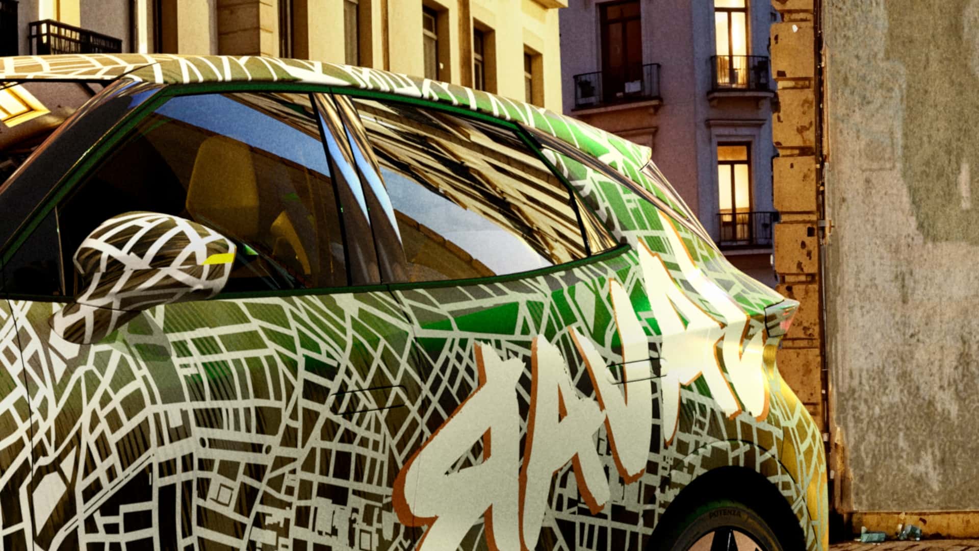 Cupra Raval camouflé