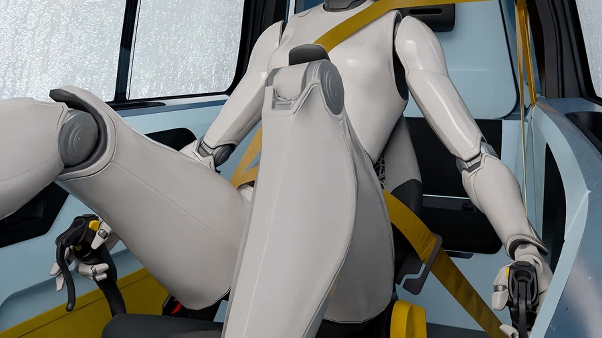 L'étrange voiture électrique à pédales