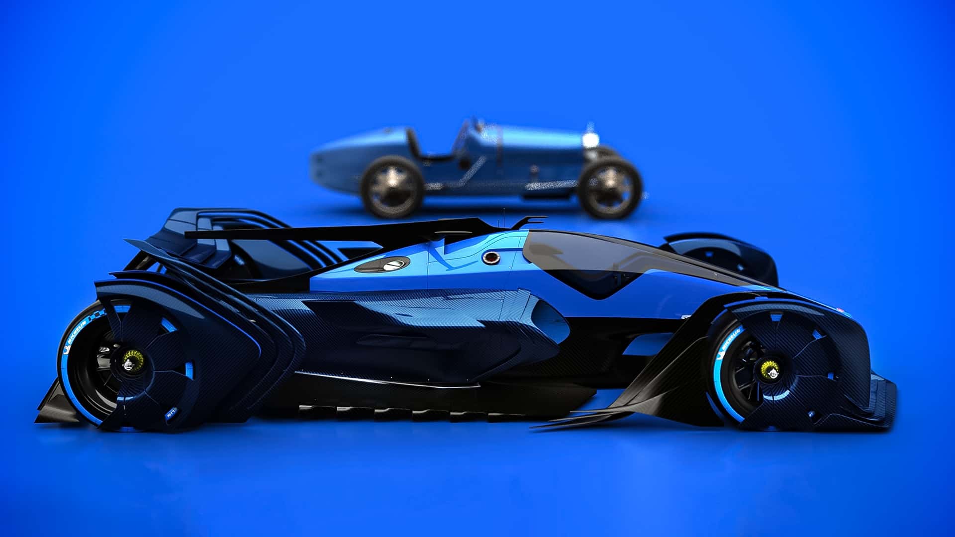 Erster Bugatti Bolide Entwurf von Achim Anscheidt