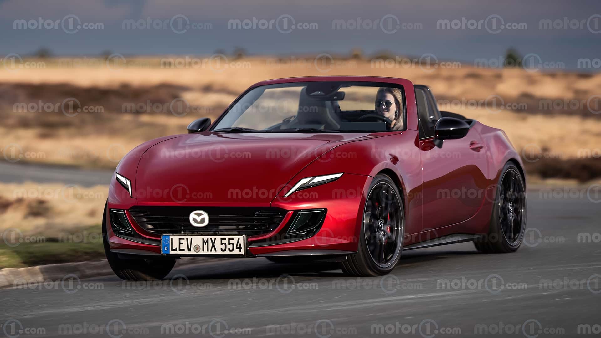Mazda MX-5 (2026) gerendert von Motor1.com