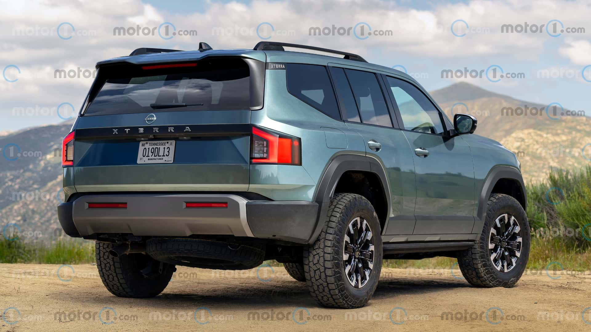2028 Nissan Xterra Rendering by Motor1