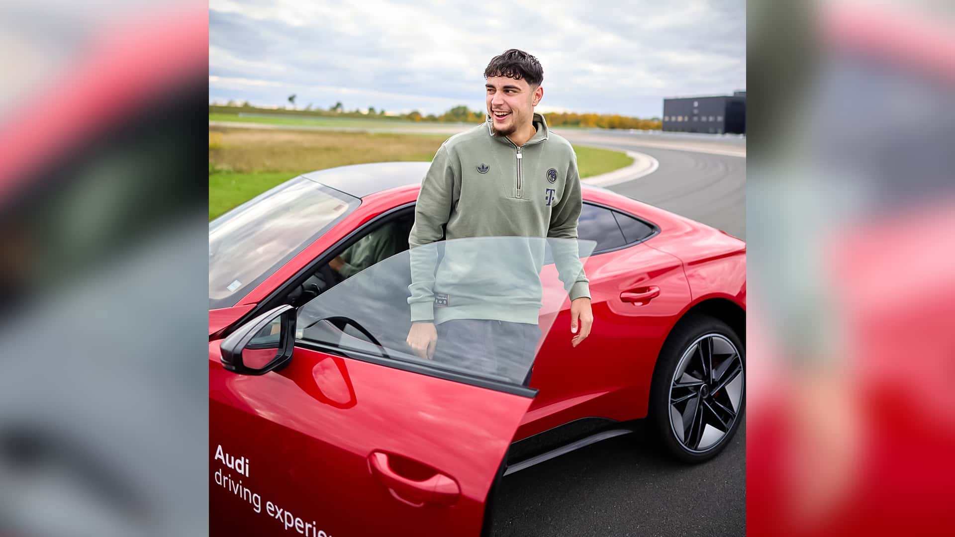 Aleksandar Pavlović mit dem Audi RS e-tron GT performance