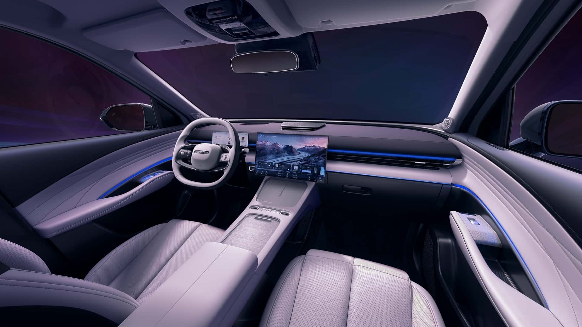 Omoda 7 SHS-P, l'intérieur