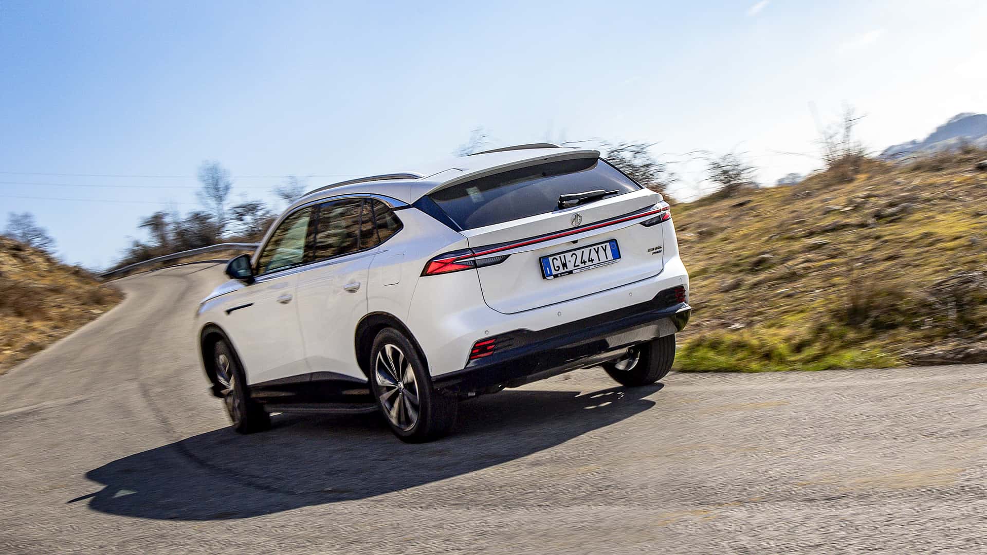 MG HS 2025, primera prueba