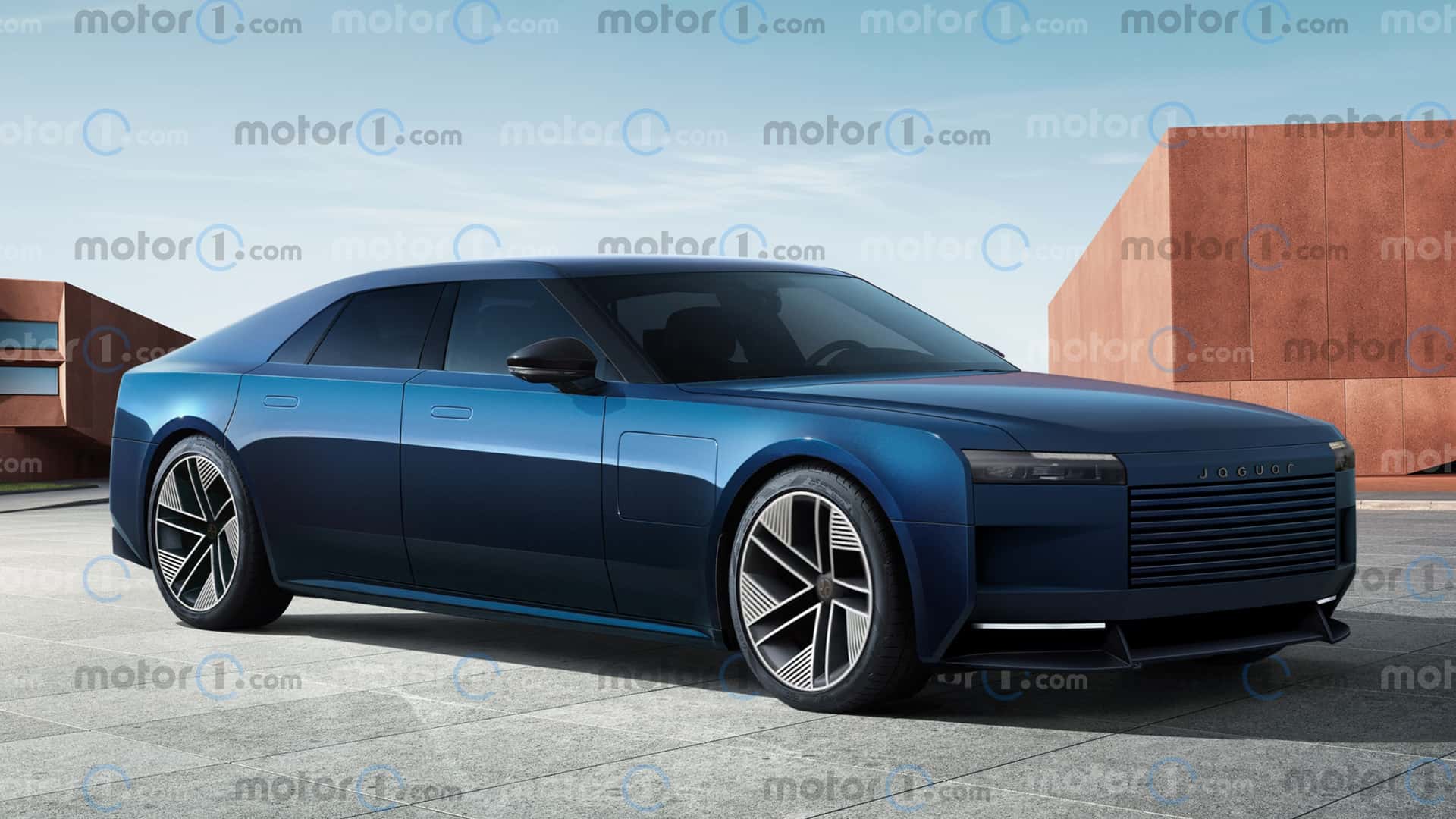 Rendering Jaguar Tipe 00 EV