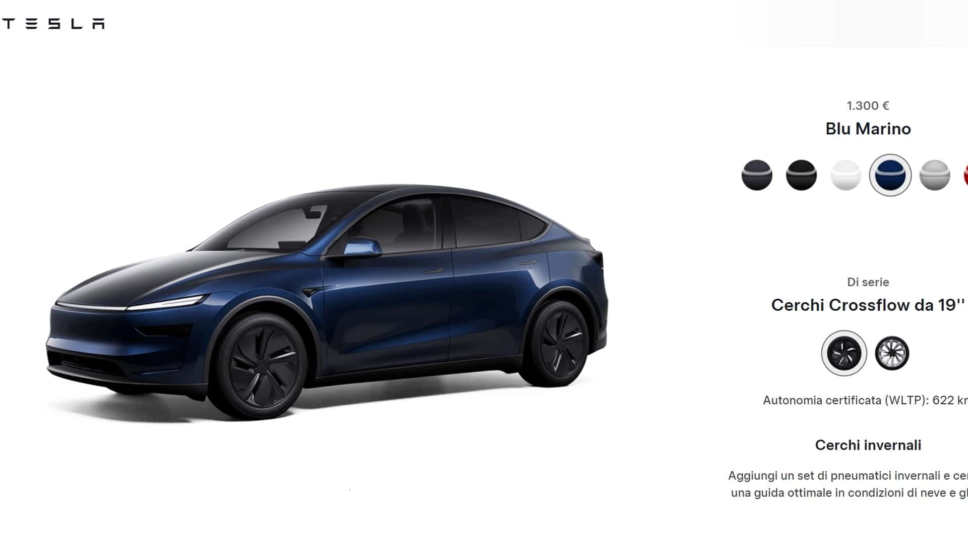 La Tesla Model Y a une nouvelle couleur : Le bleu marine