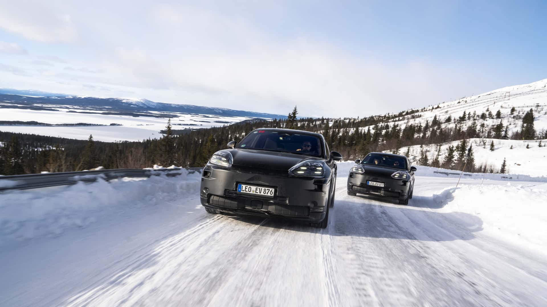 Porsche Cayenne électrique, les nouveaux tests