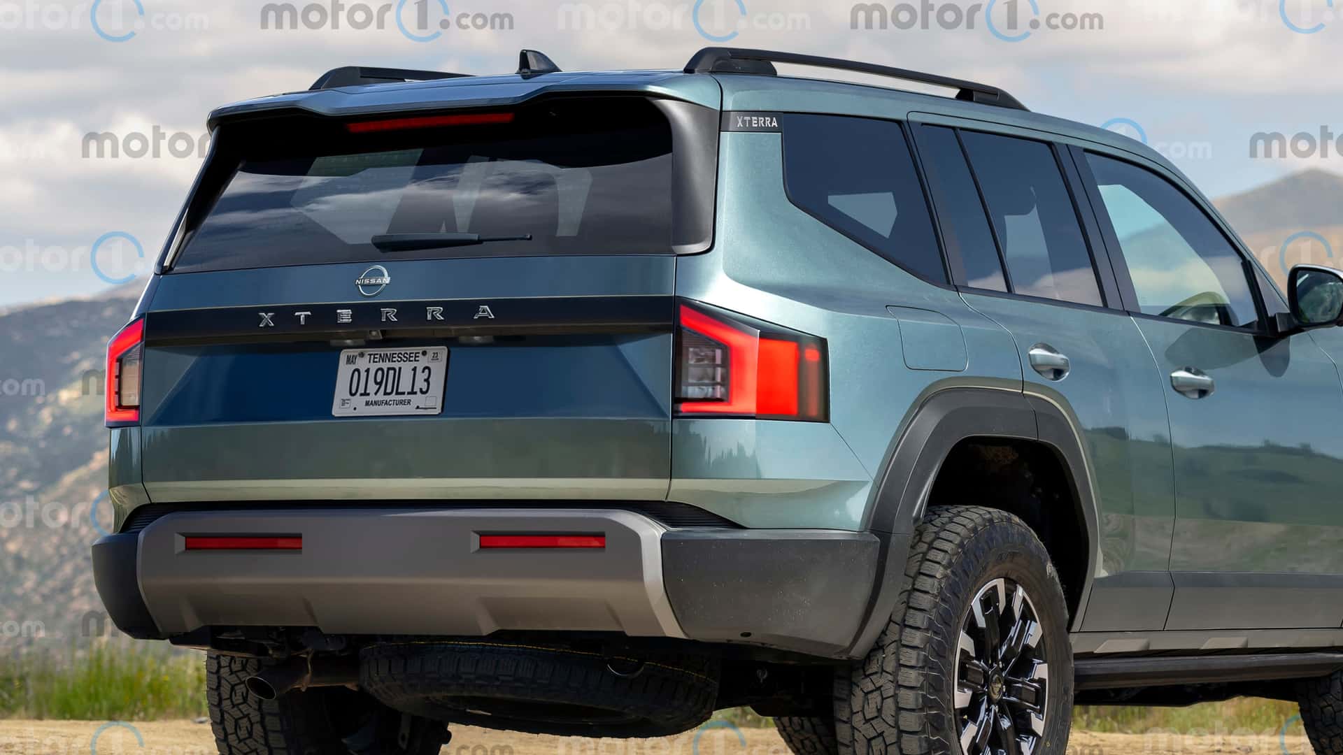 2028 Nissan Xterra Rendering by Motor1